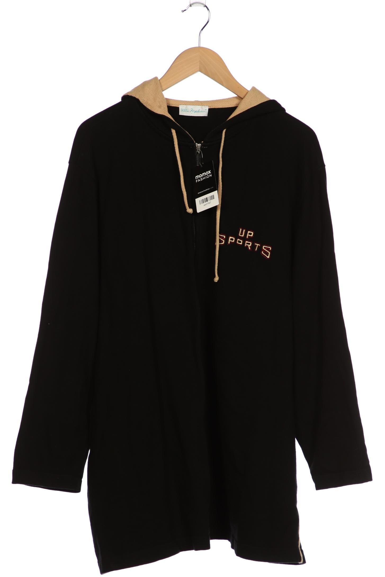 

Ulla Popken Damen Kapuzenpullover, schwarz, Gr. 50