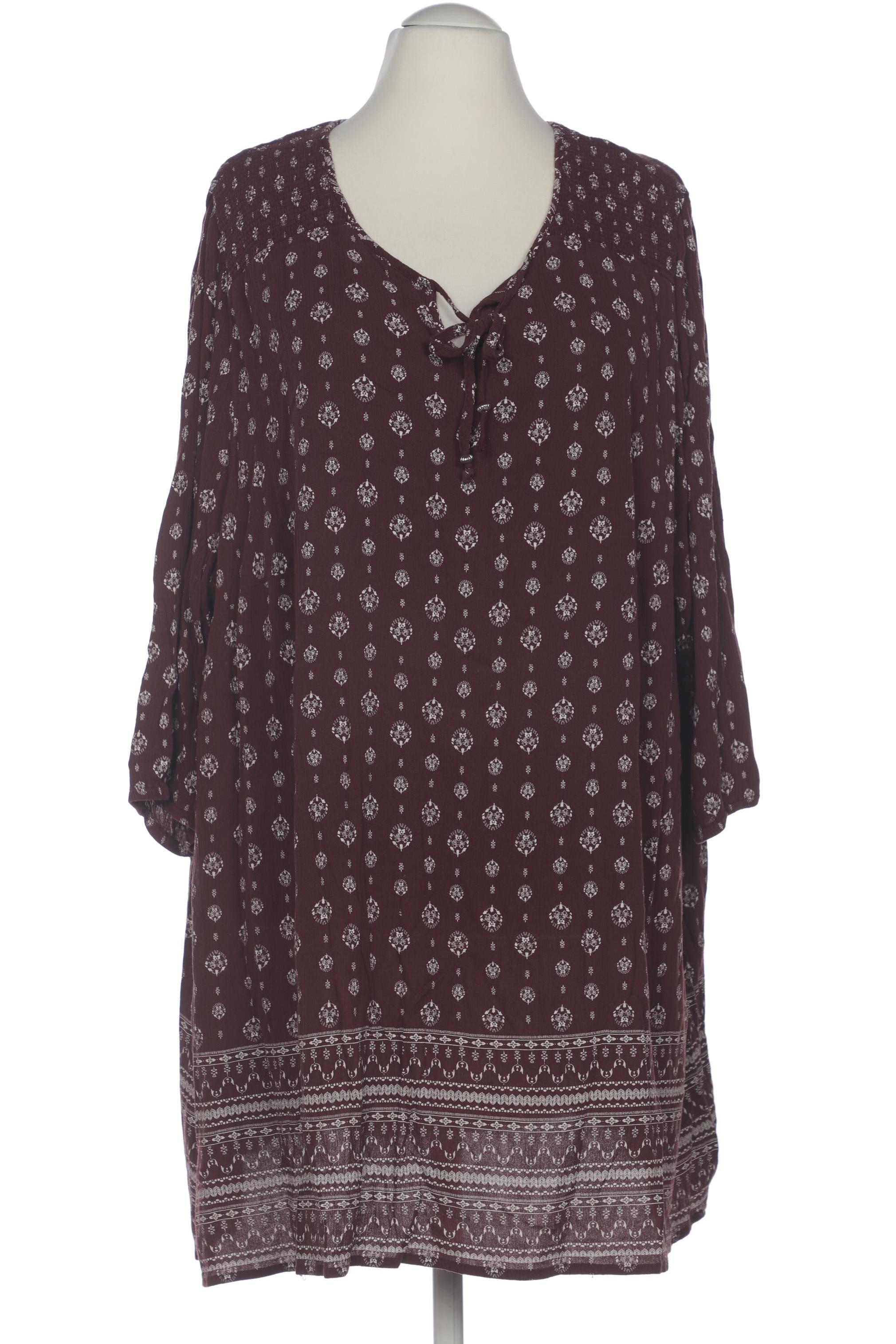 

Ulla Popken Damen Bluse, bordeaux, Gr. 54