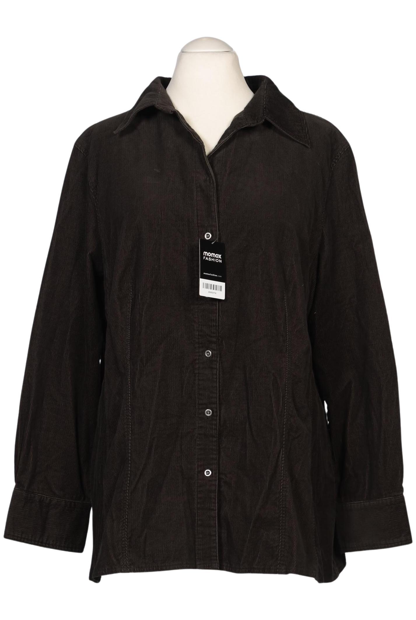 

Ulla Popken Damen Bluse, braun, Gr. 46