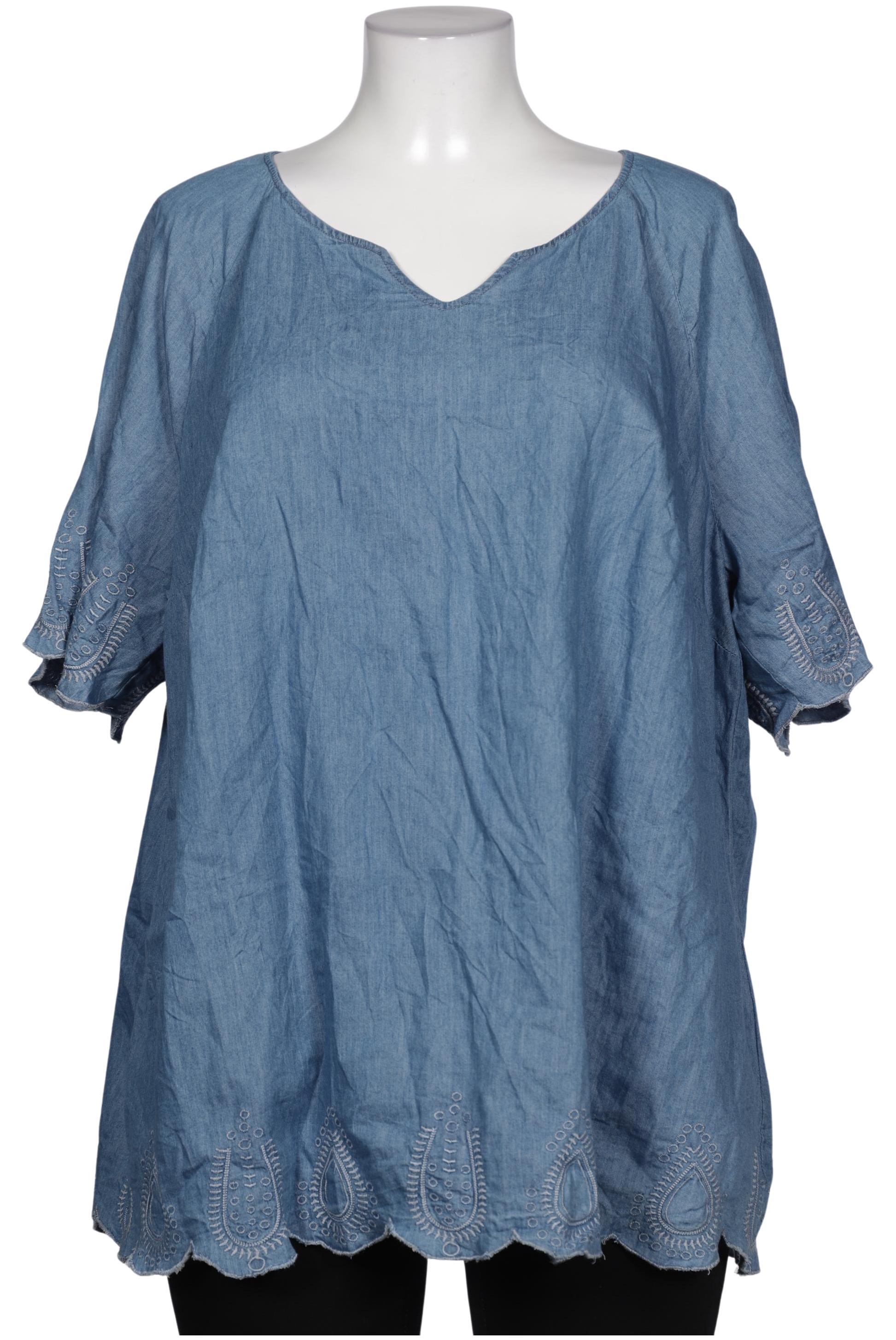 

Ulla Popken Damen Bluse, blau, Gr. 50