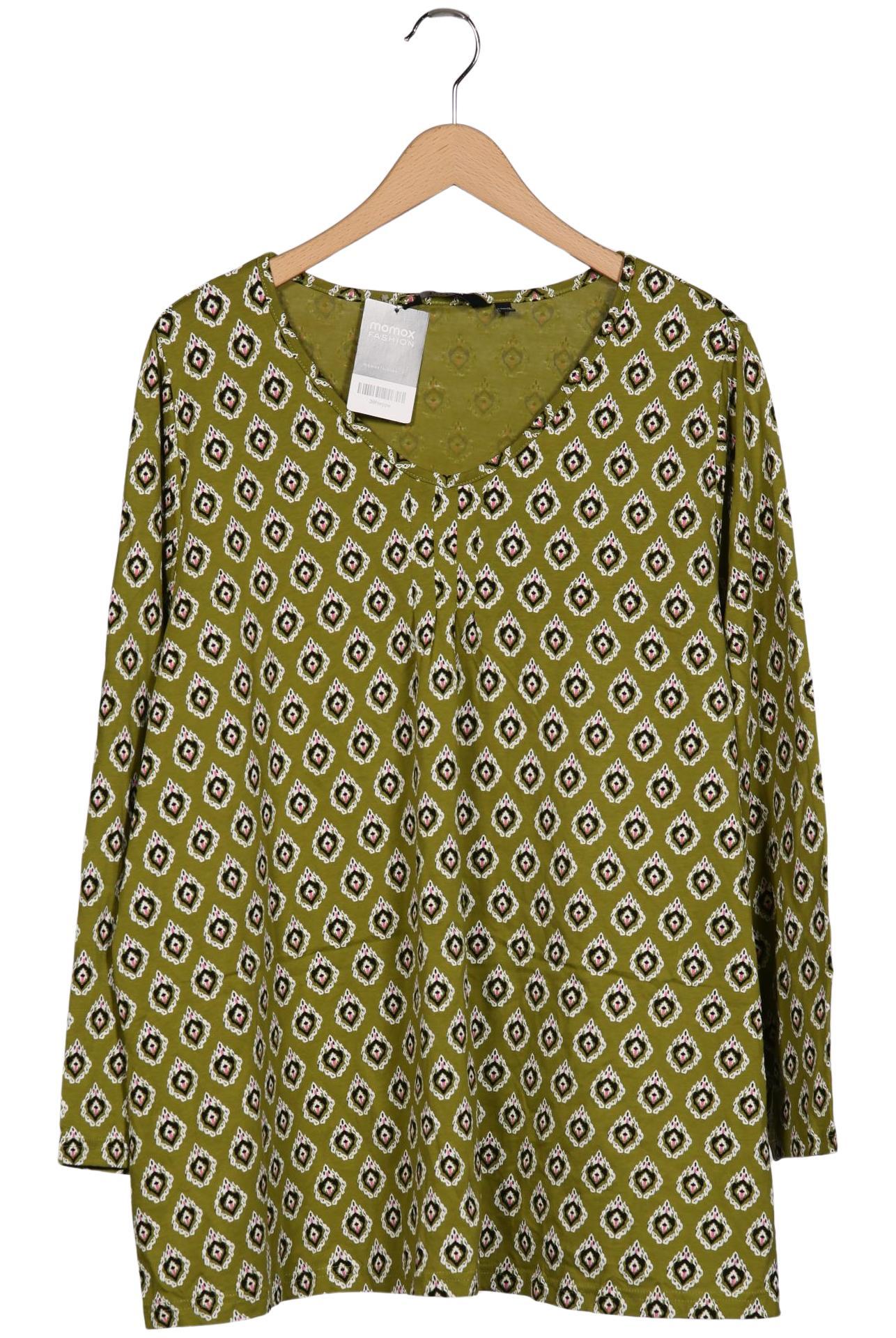 

Ulla Popken Damen Langarmshirt, grün, Gr. 50