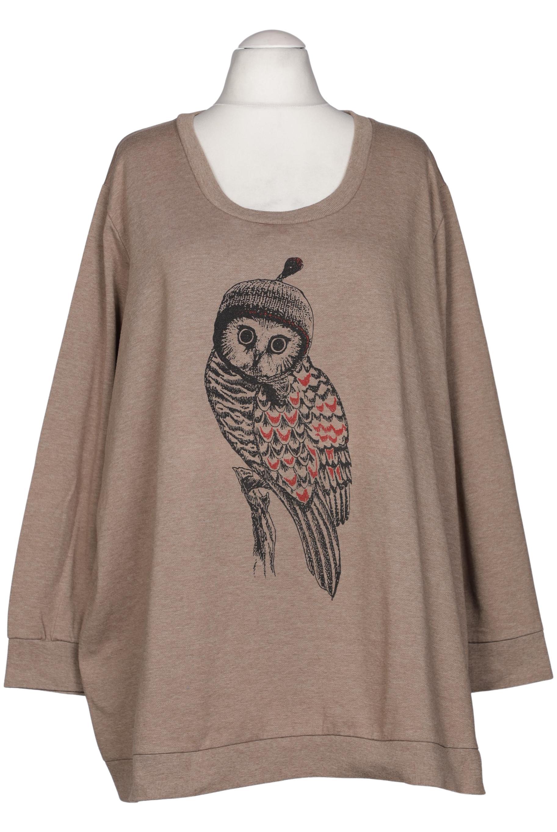 

Ulla Popken Damen Sweatshirt, beige, Gr. 54