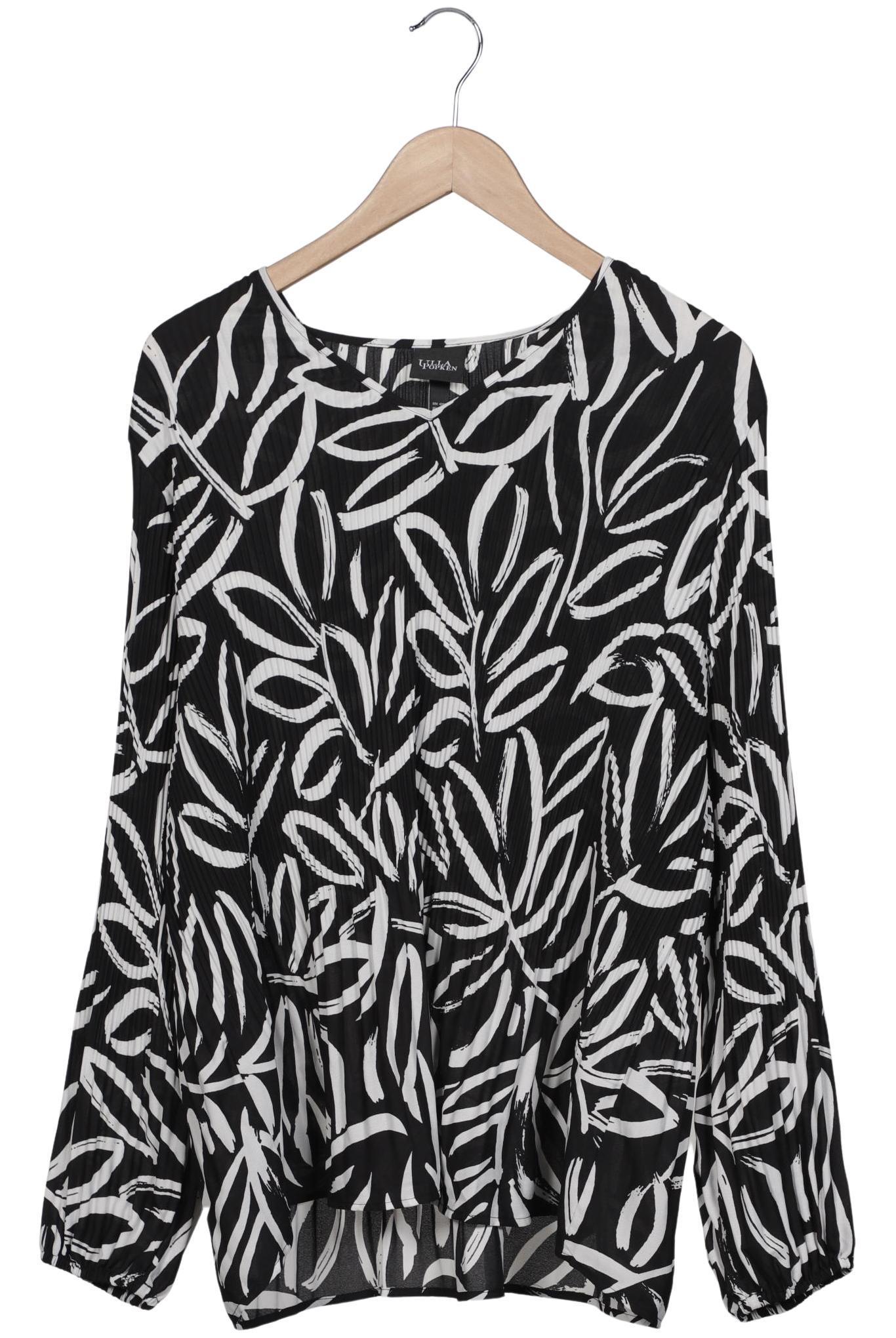 

Ulla Popken Damen Bluse, schwarz, Gr. 42