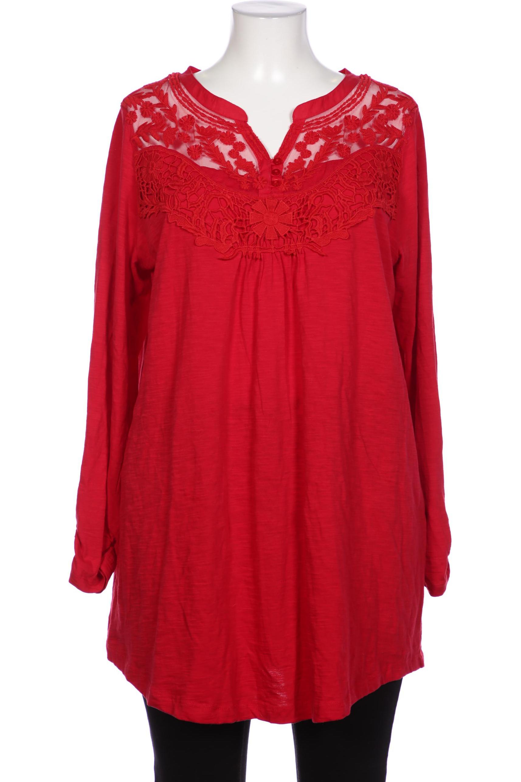

Ulla Popken Damen Bluse, rot, Gr. 46