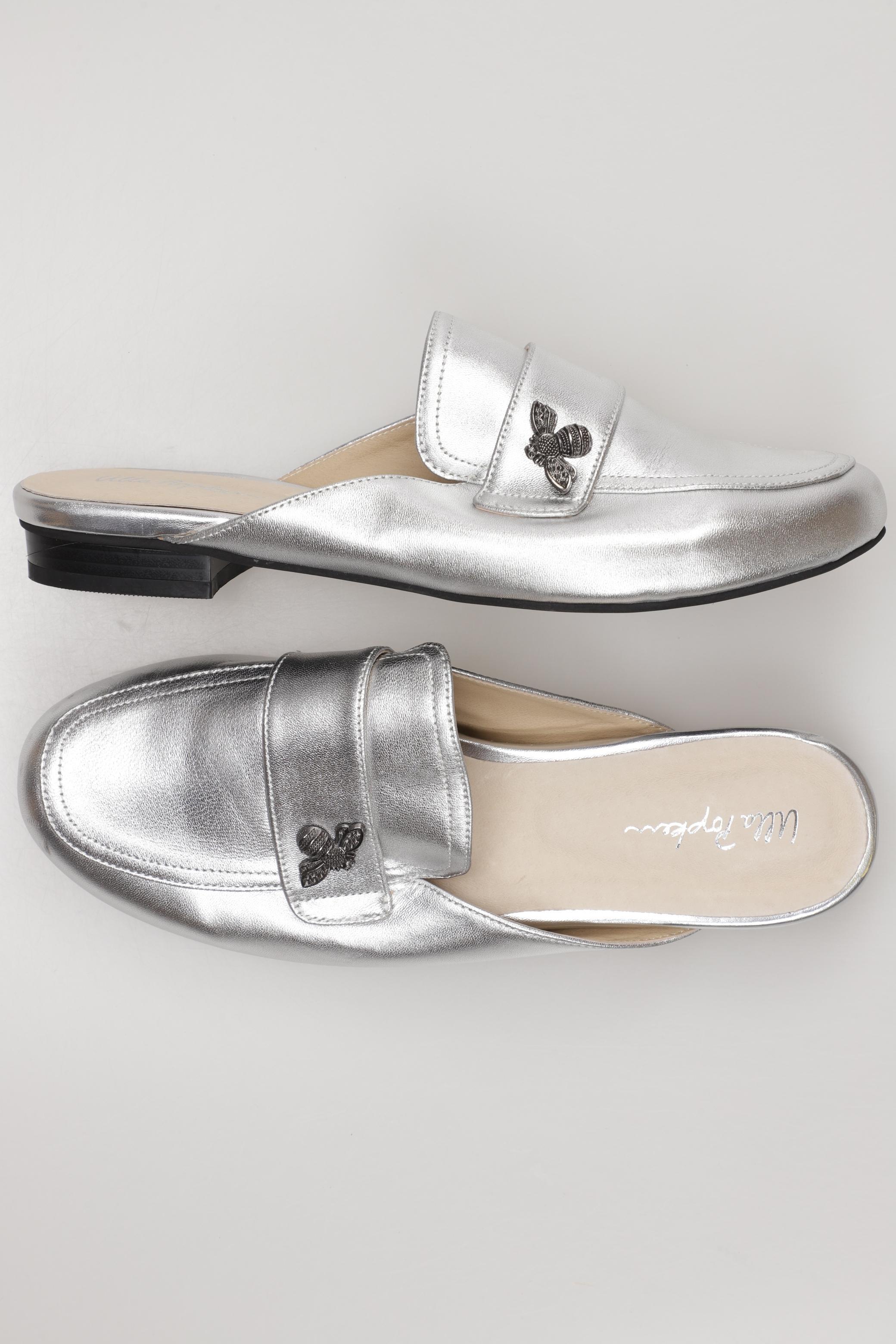 

Ulla Popken Damen Sandale, silber, Gr. 40