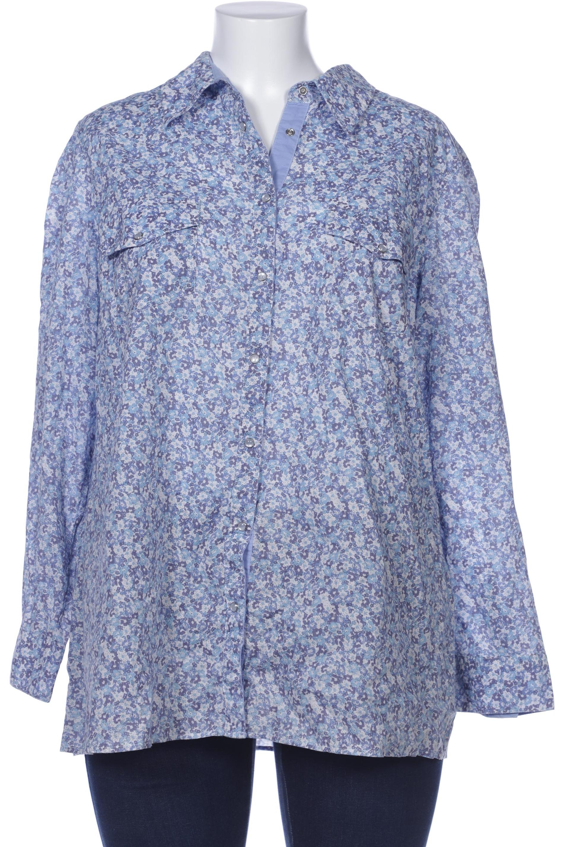 

Ulla Popken Damen Bluse, blau, Gr. 46