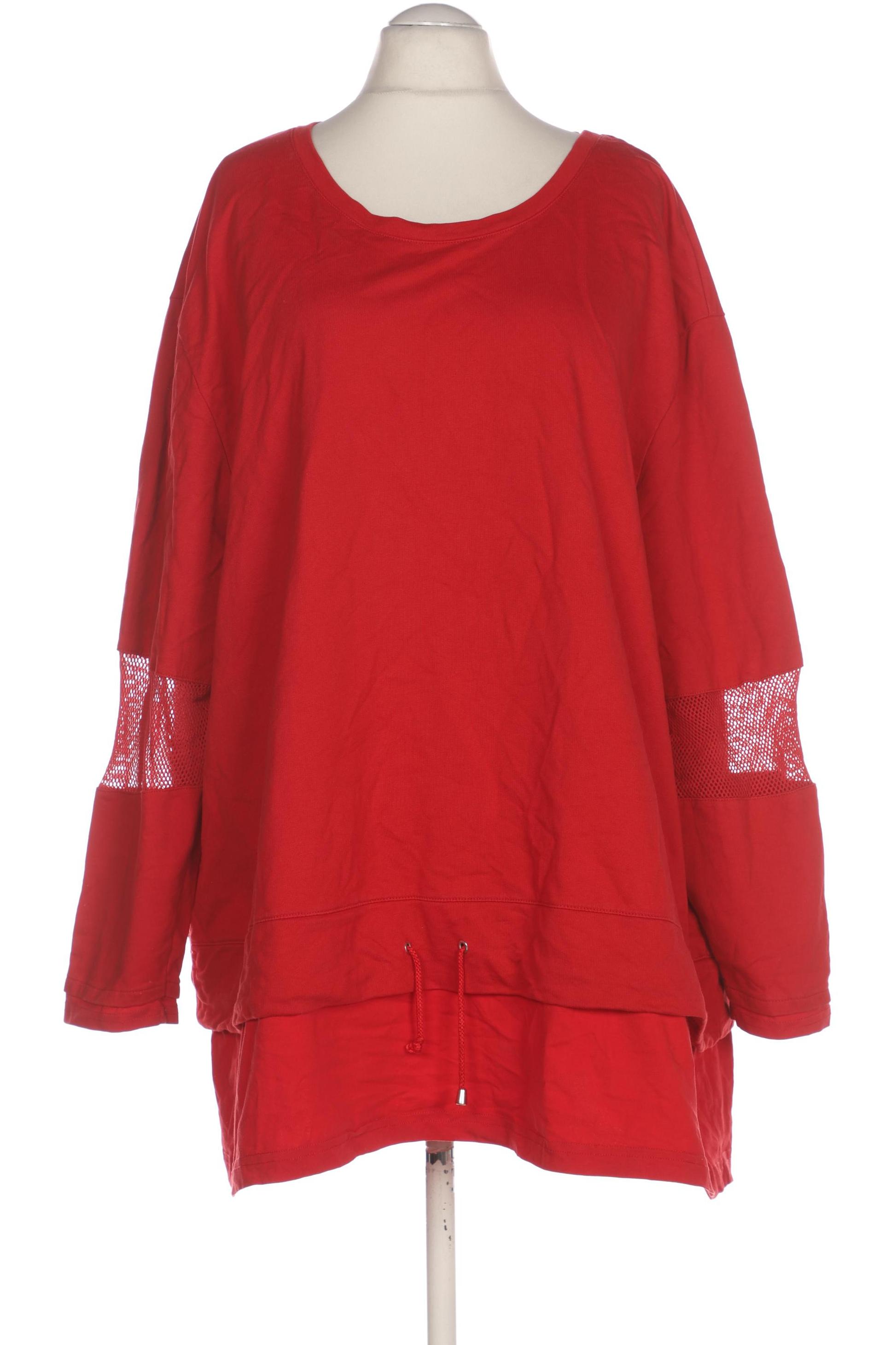 

Ulla Popken Damen Langarmshirt, rot