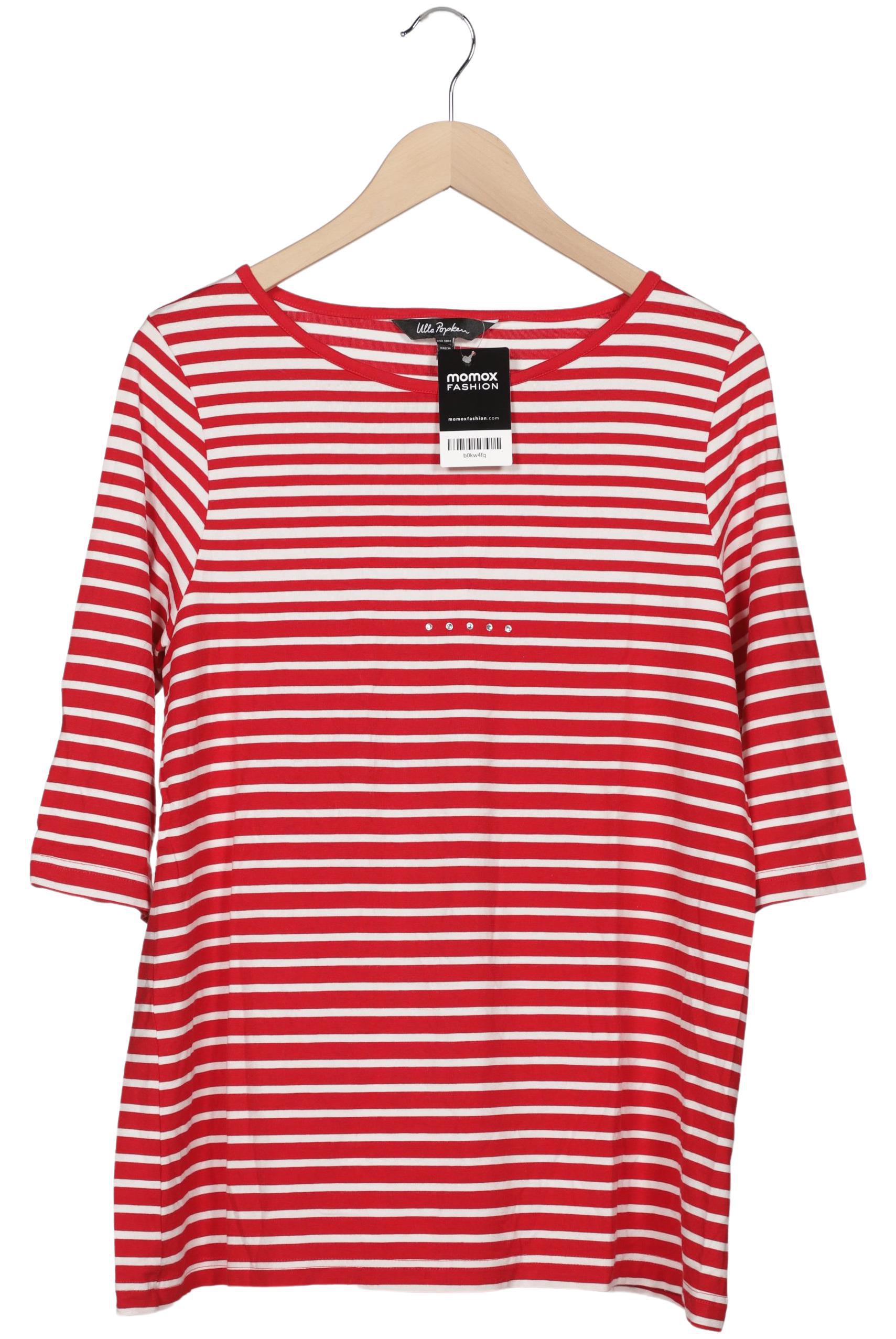 

Ulla Popken Damen Langarmshirt, rot, Gr. 42