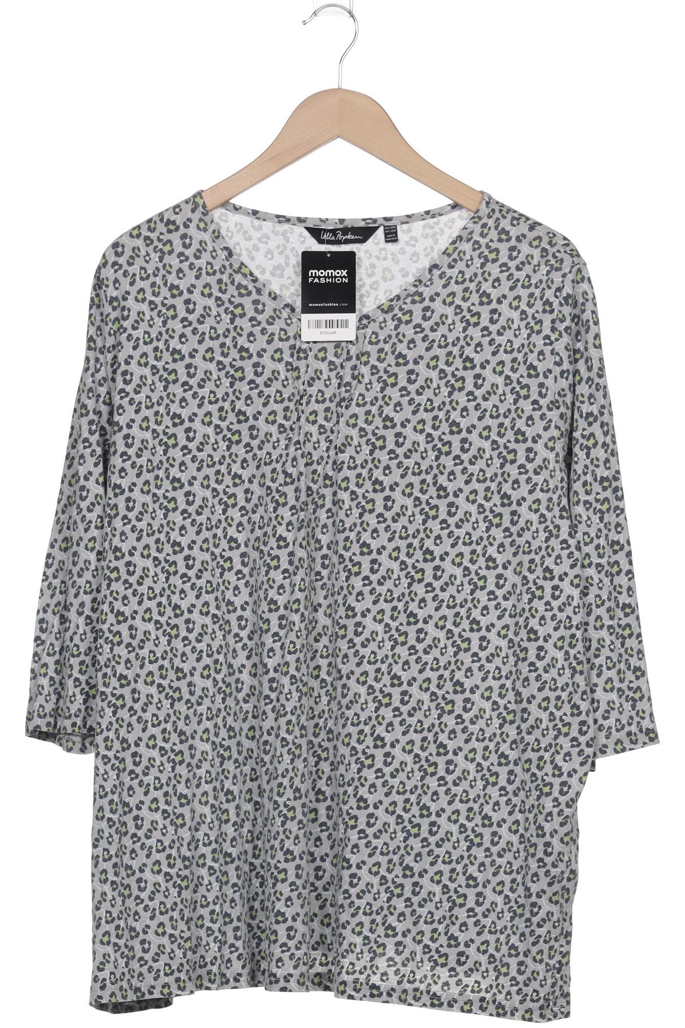 

Ulla Popken Damen Langarmshirt, grau, Gr. 50