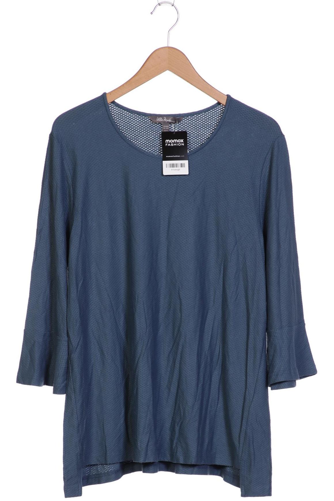 

Ulla Popken Damen Langarmshirt, blau