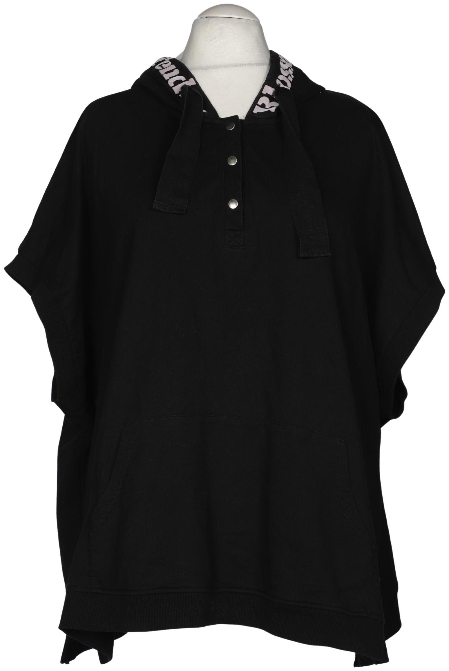 

Ulla Popken Damen Kapuzenpullover, schwarz, Gr. 58