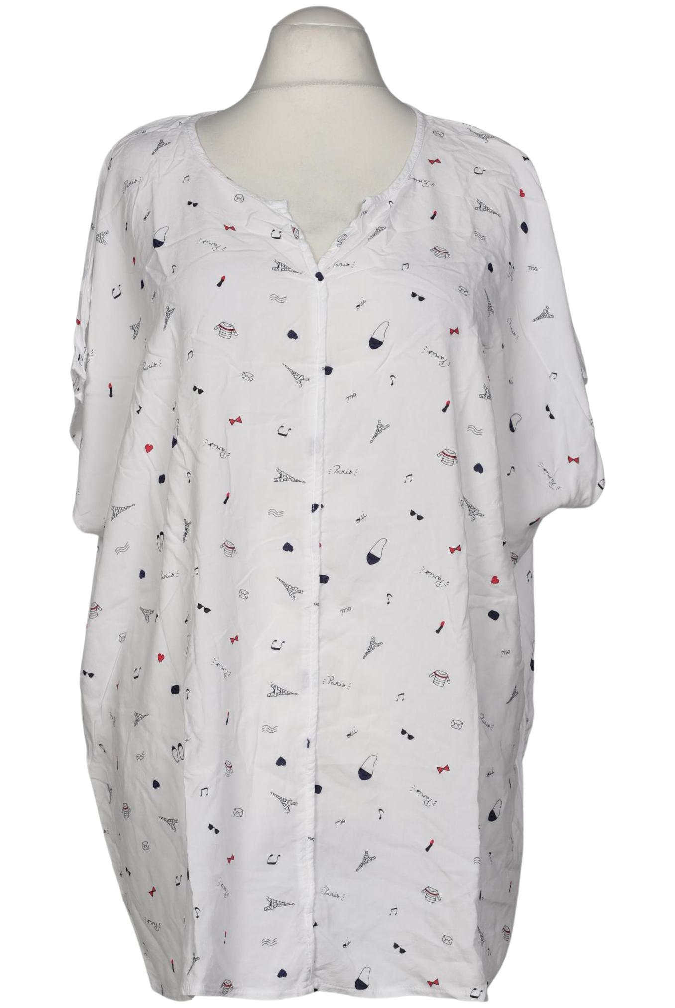 

Ulla Popken Damen Bluse, weiß, Gr. 54