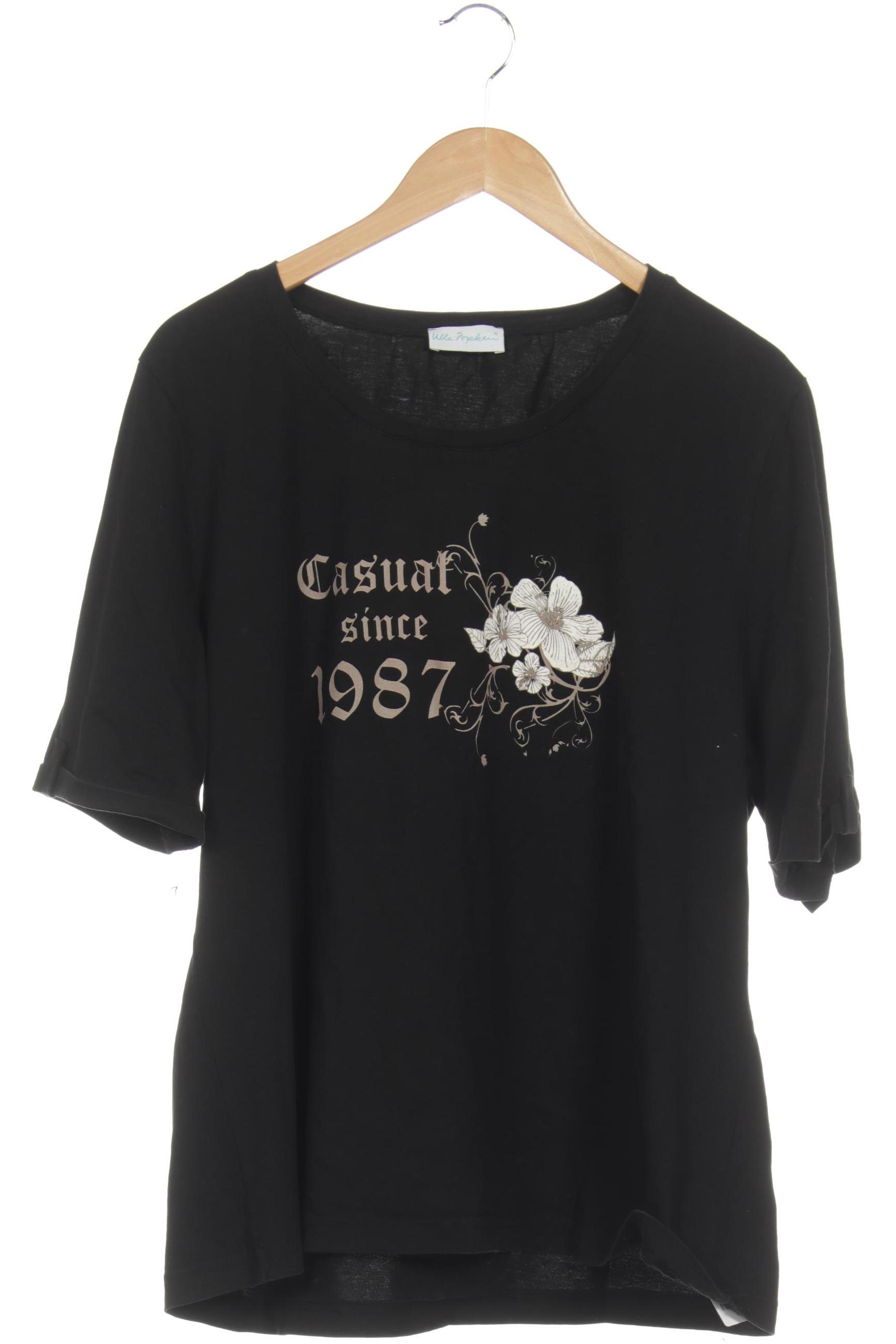 

Ulla Popken Damen T-Shirt, schwarz, Gr. 50