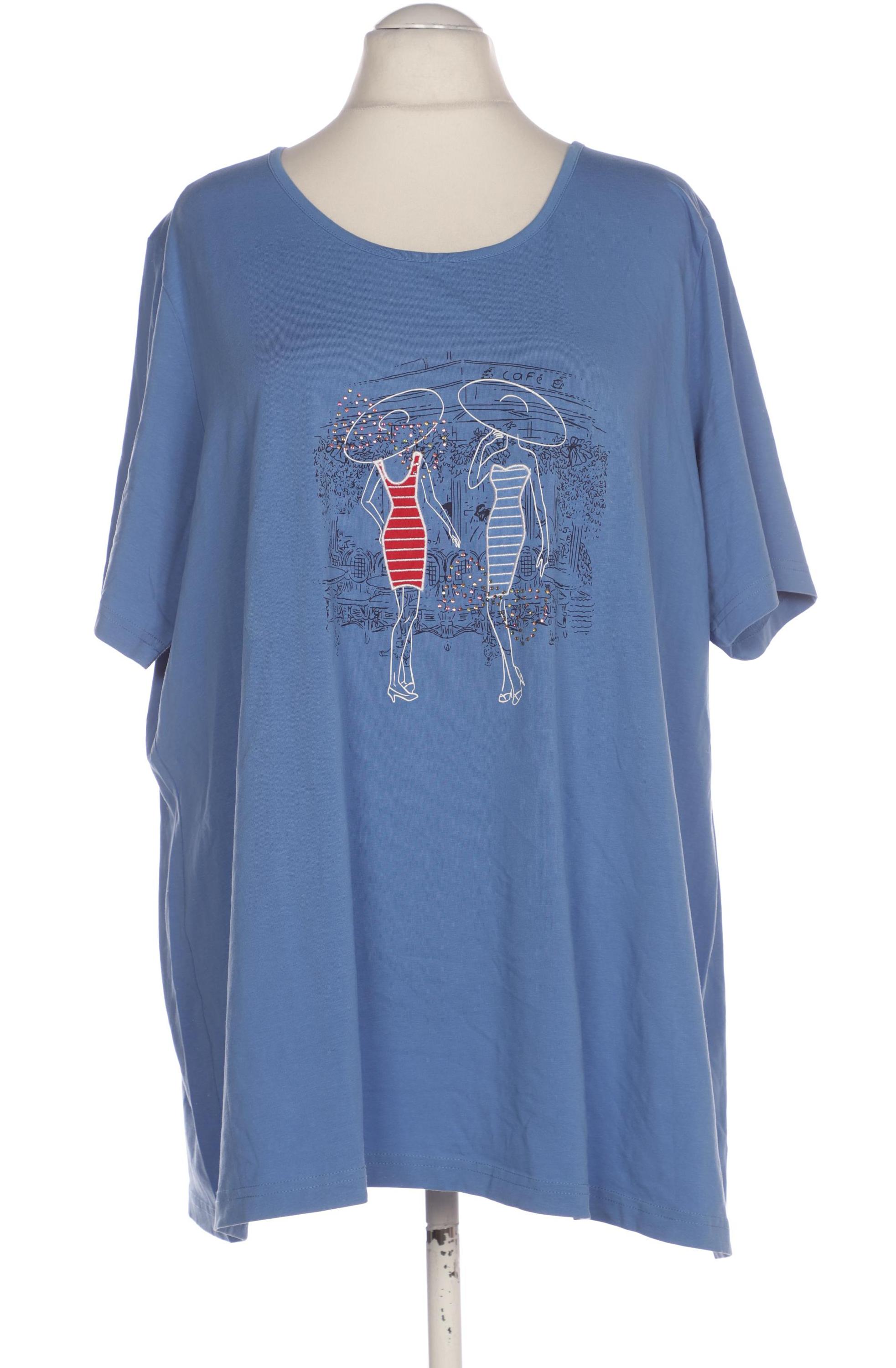 

Ulla Popken Damen T-Shirt, blau