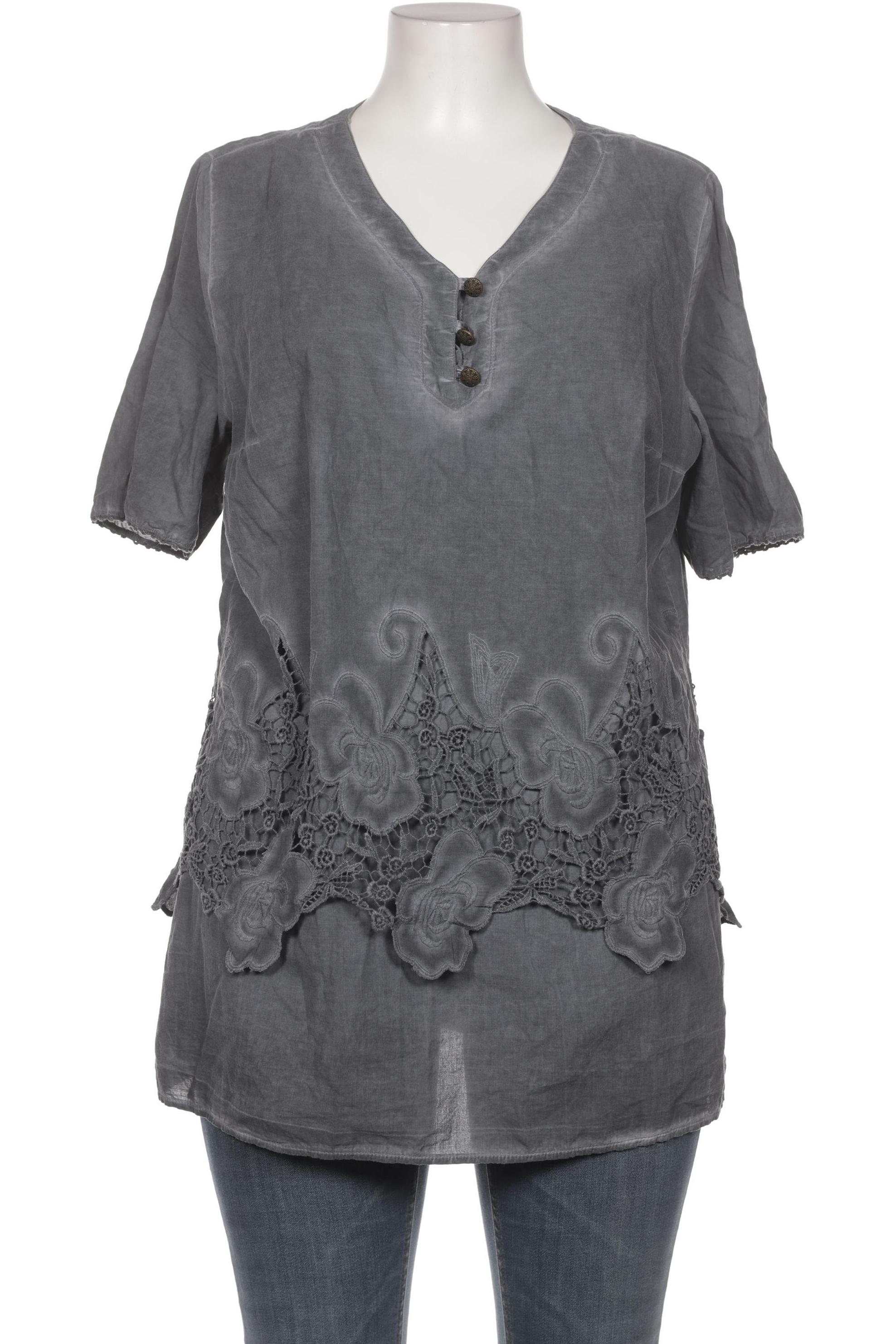 

Ulla Popken Damen Bluse, grau, Gr. 42