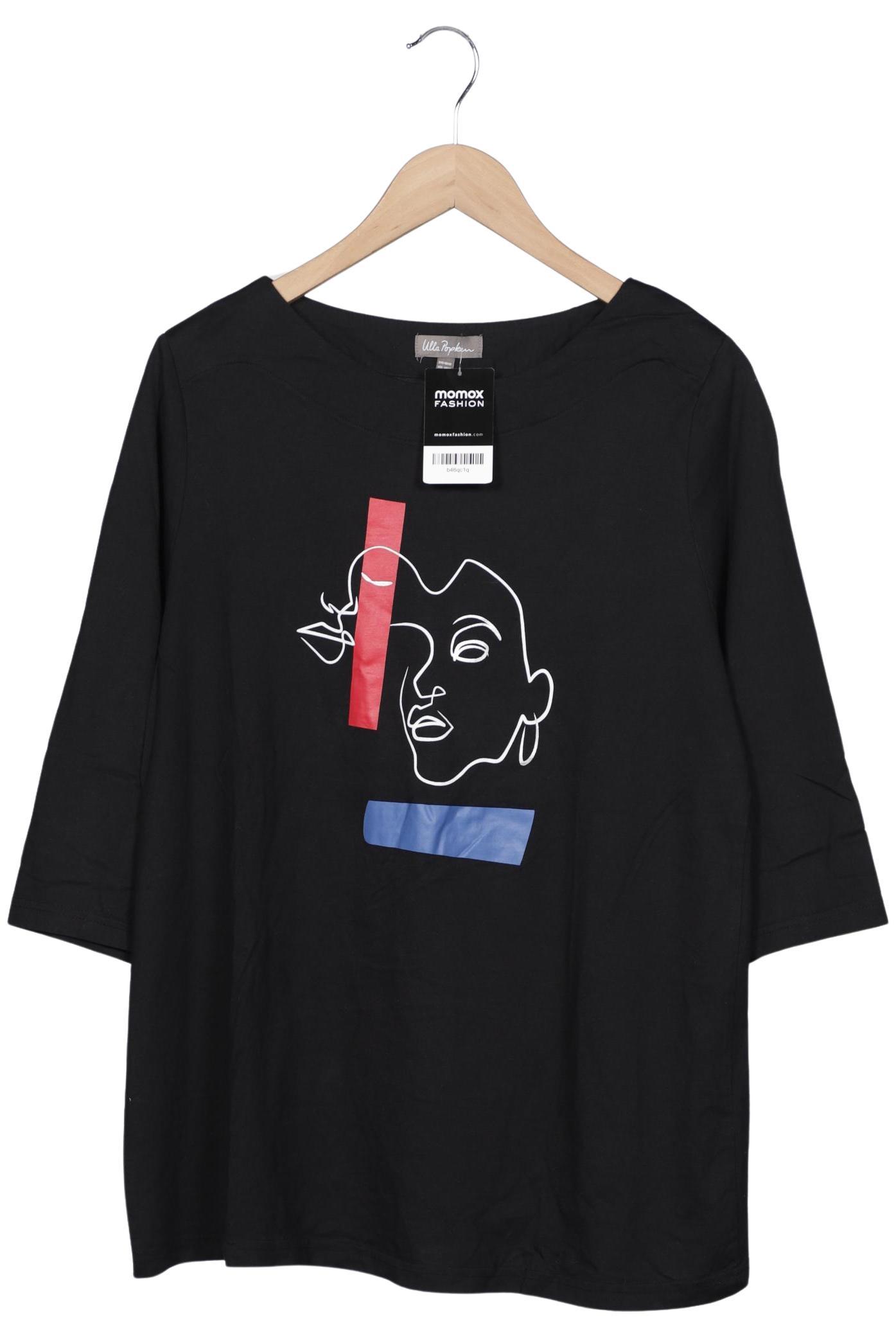 

Ulla Popken Damen Langarmshirt, schwarz, Gr. 46
