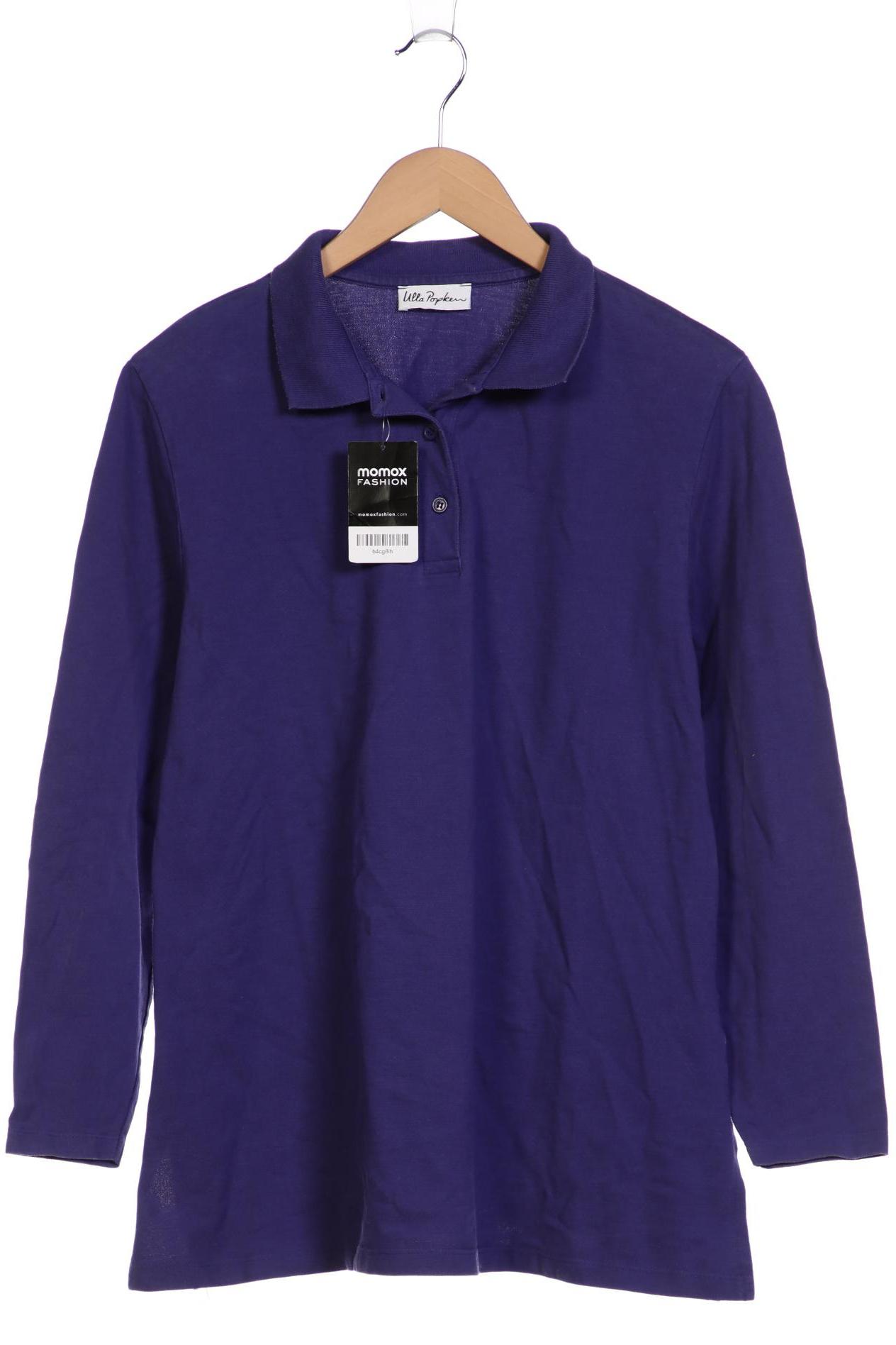 

Ulla Popken Damen Poloshirt, flieder, Gr. 46