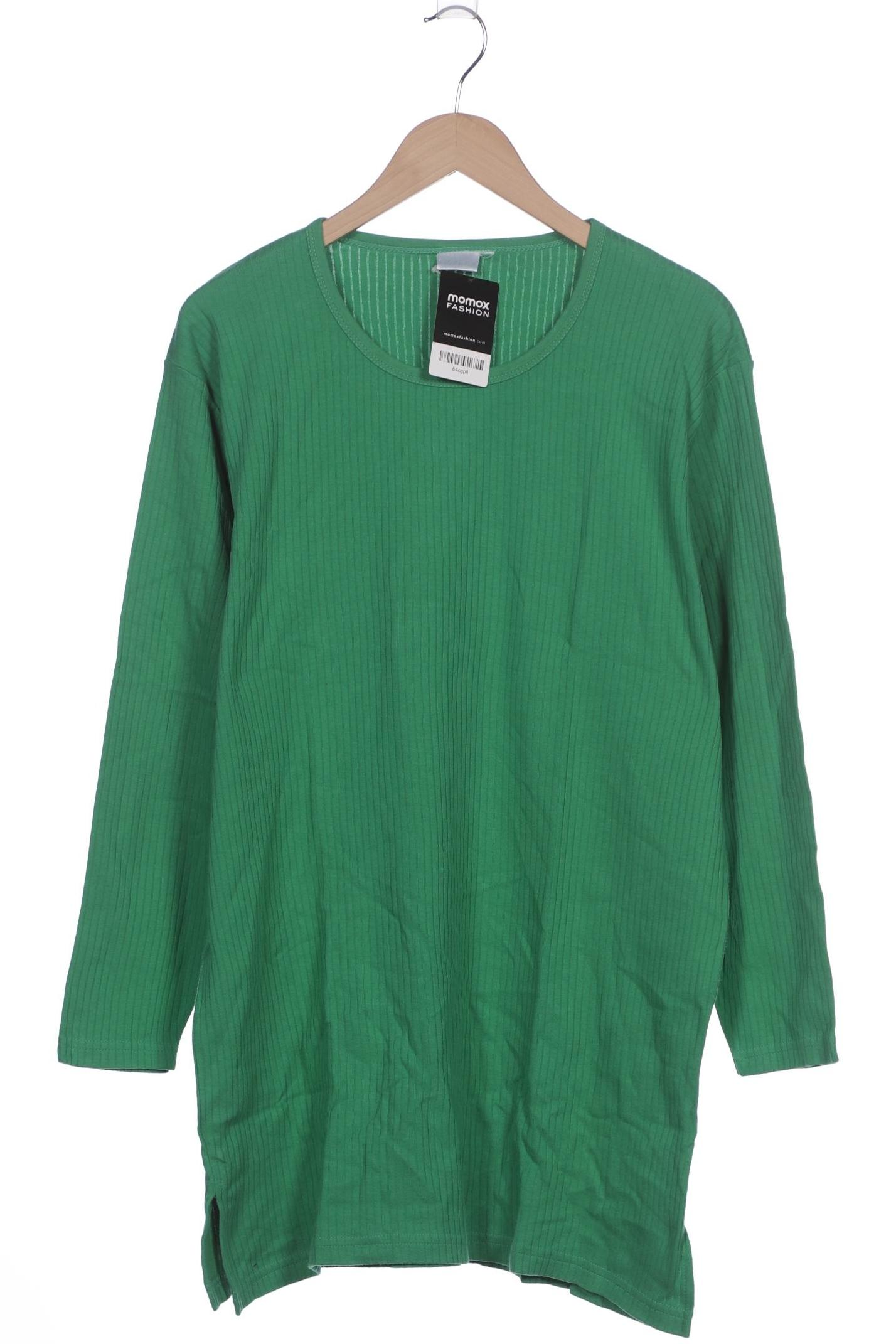

Ulla Popken Damen Langarmshirt, grün, Gr. 48