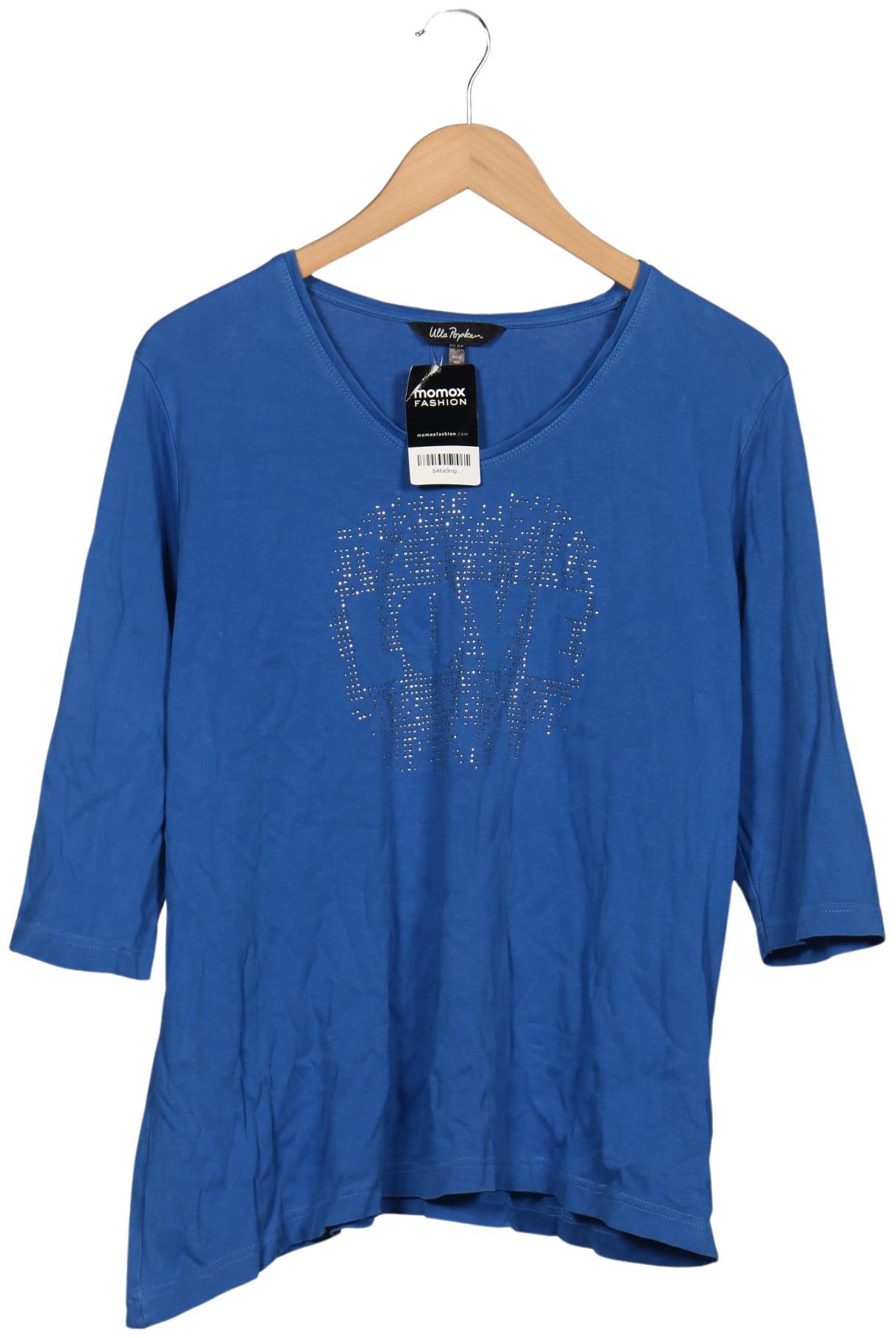 

Ulla Popken Damen Langarmshirt, blau, Gr. 42