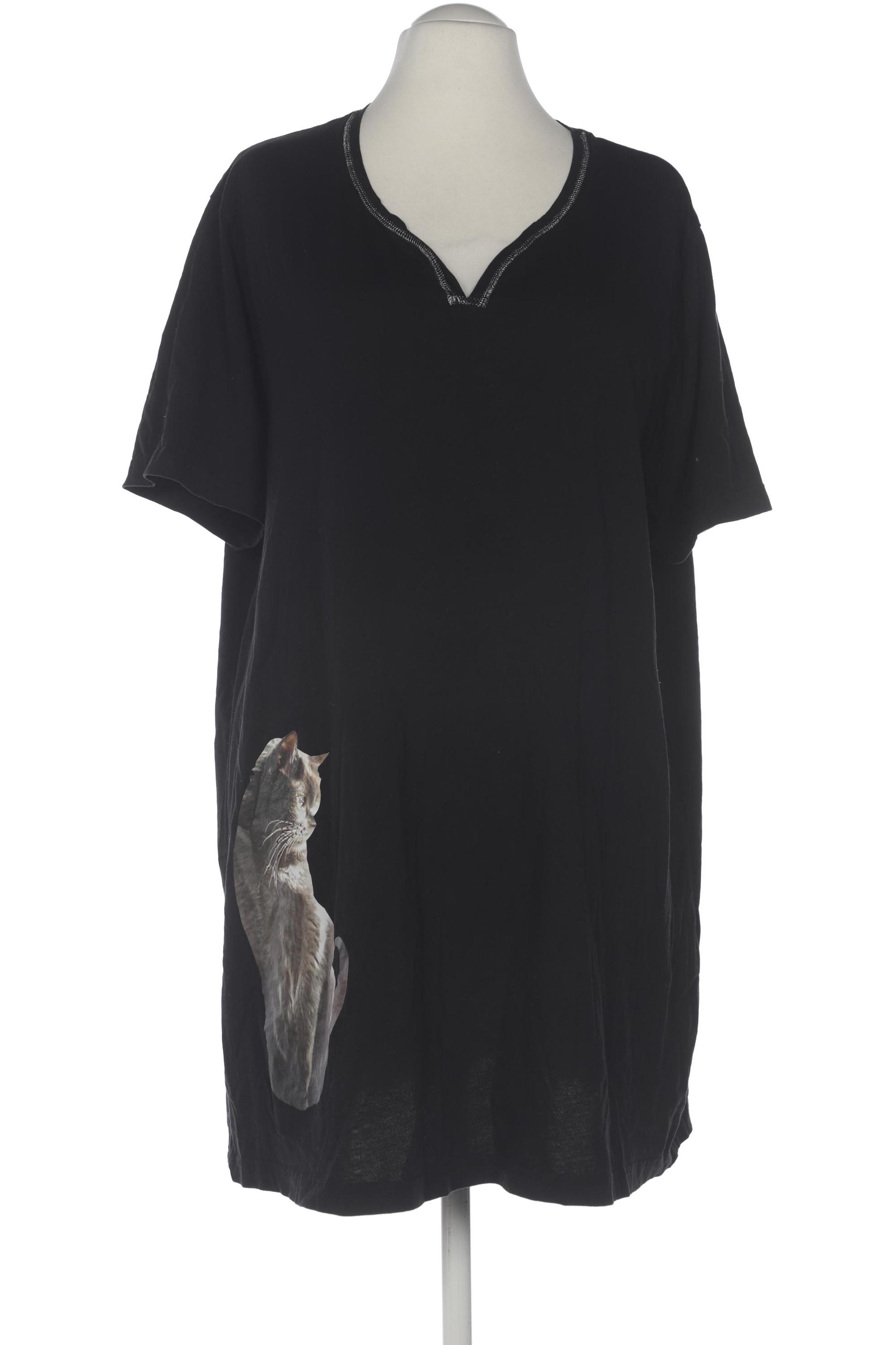 

Ulla Popken Damen T-Shirt, schwarz, Gr. 54