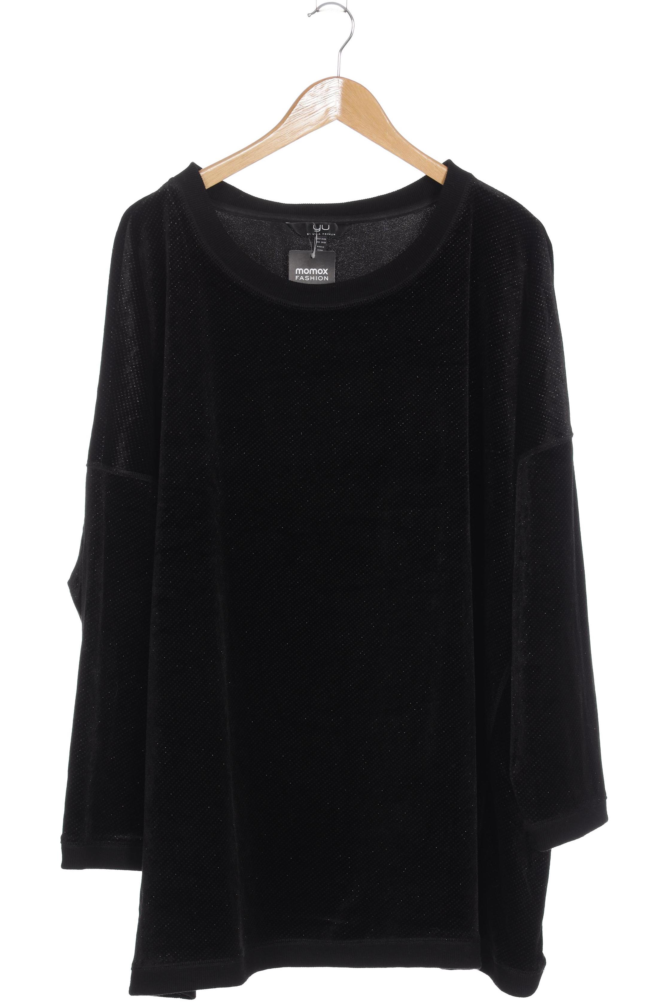 

Ulla Popken Damen Sweatshirt, schwarz, Gr. 54