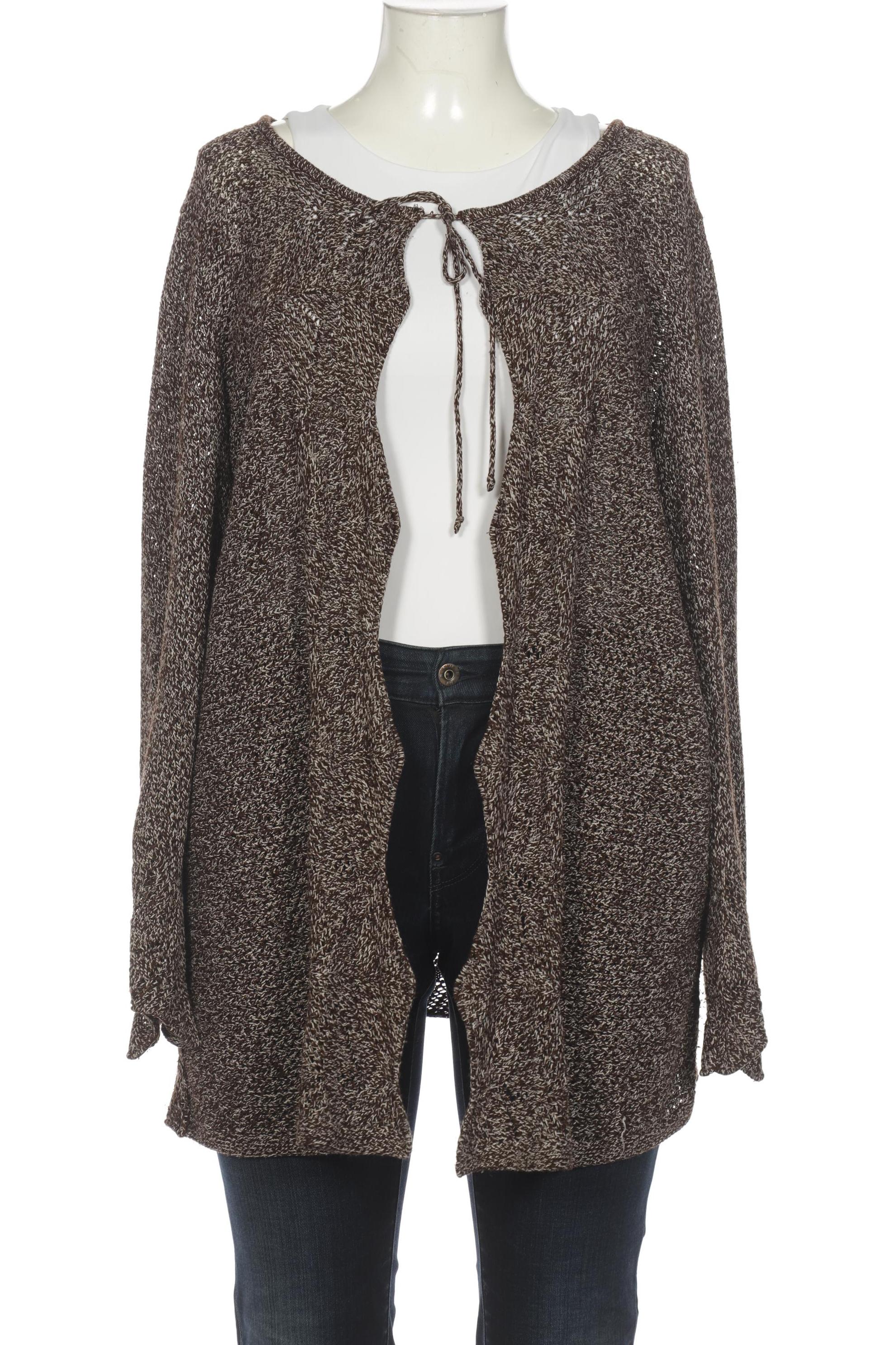 

Ulla Popken Damen Strickjacke, braun, Gr. 50