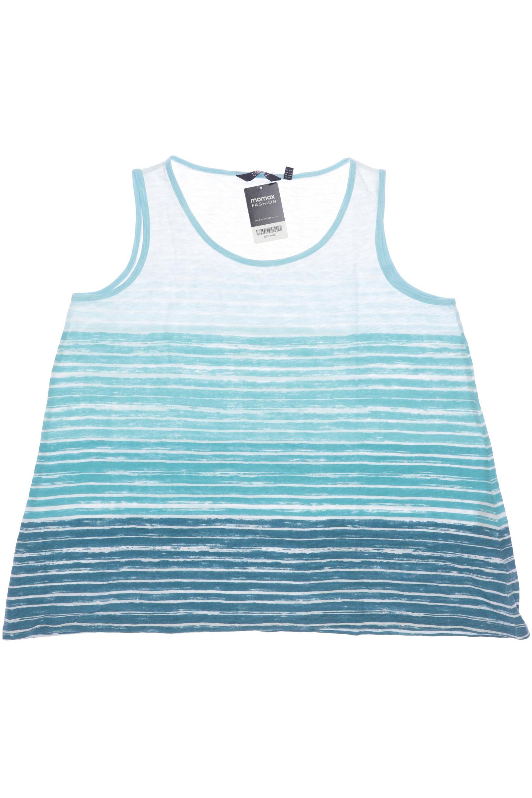 

Ulla Popken Damen Top, türkis, Gr. 46