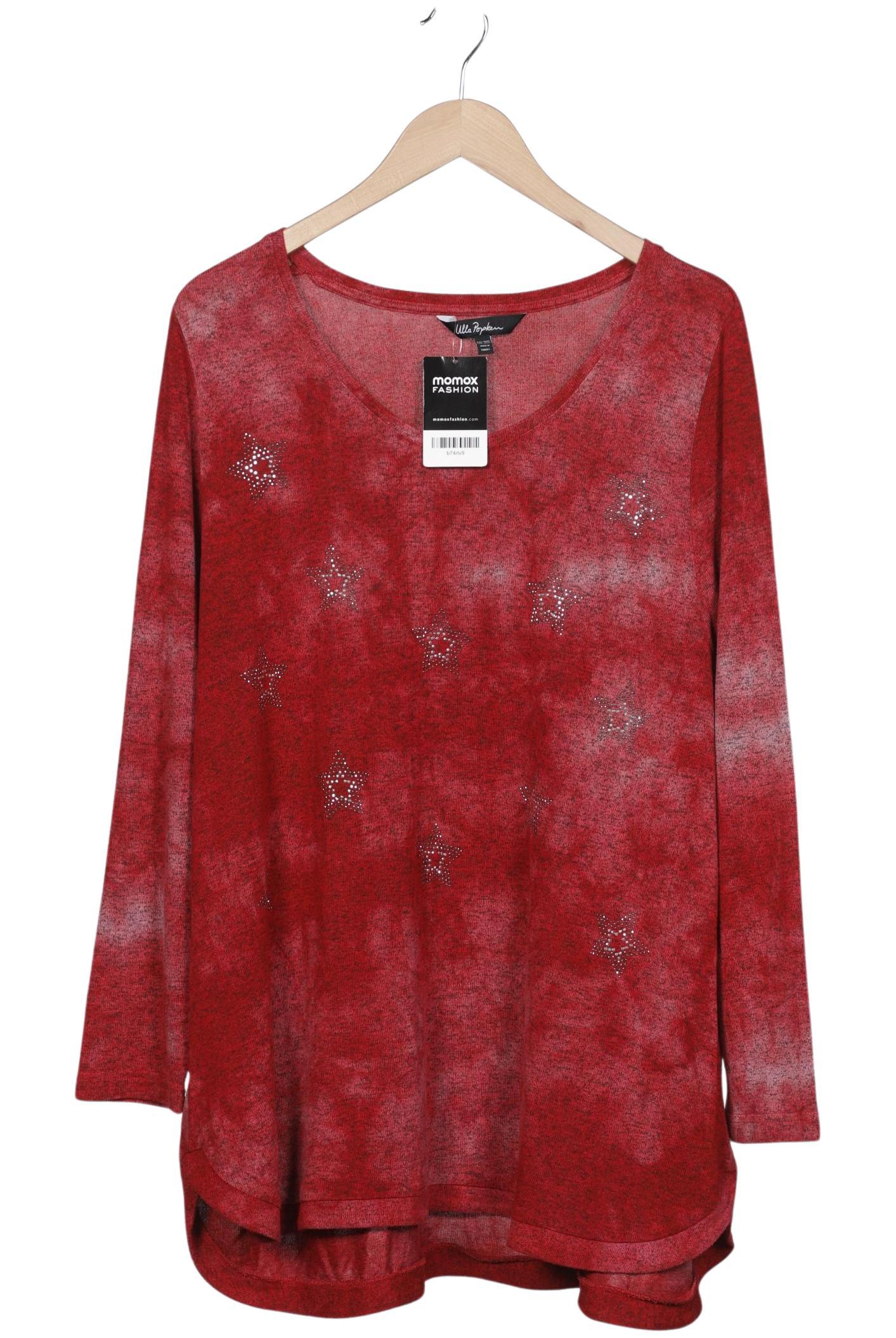 

Ulla Popken Damen Langarmshirt, rot, Gr. 50