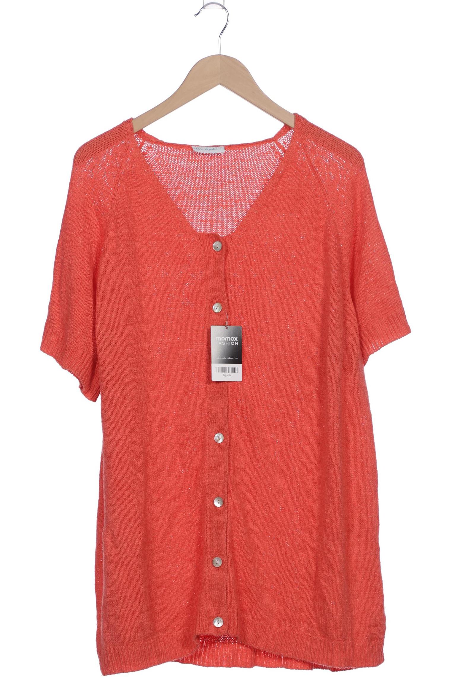 Thumbnail - Ulla Popken Damen Strickjacke, orange, Gr. 54
