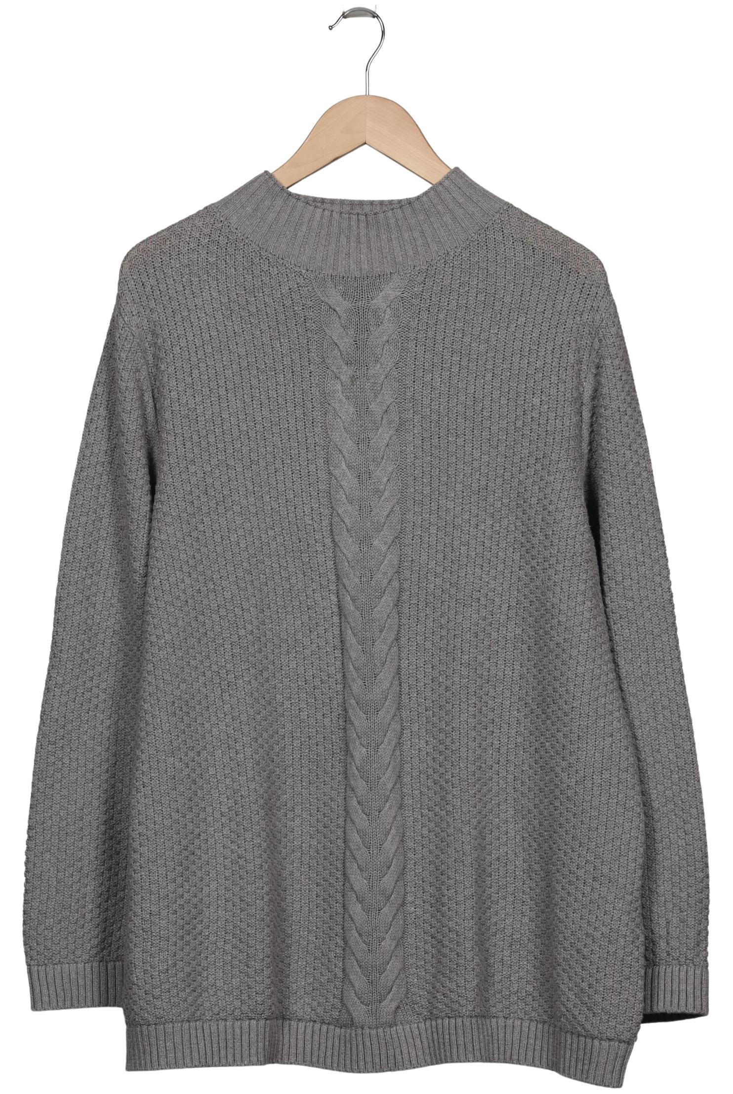 

Ulla Popken Damen Pullover, grau, Gr. 46