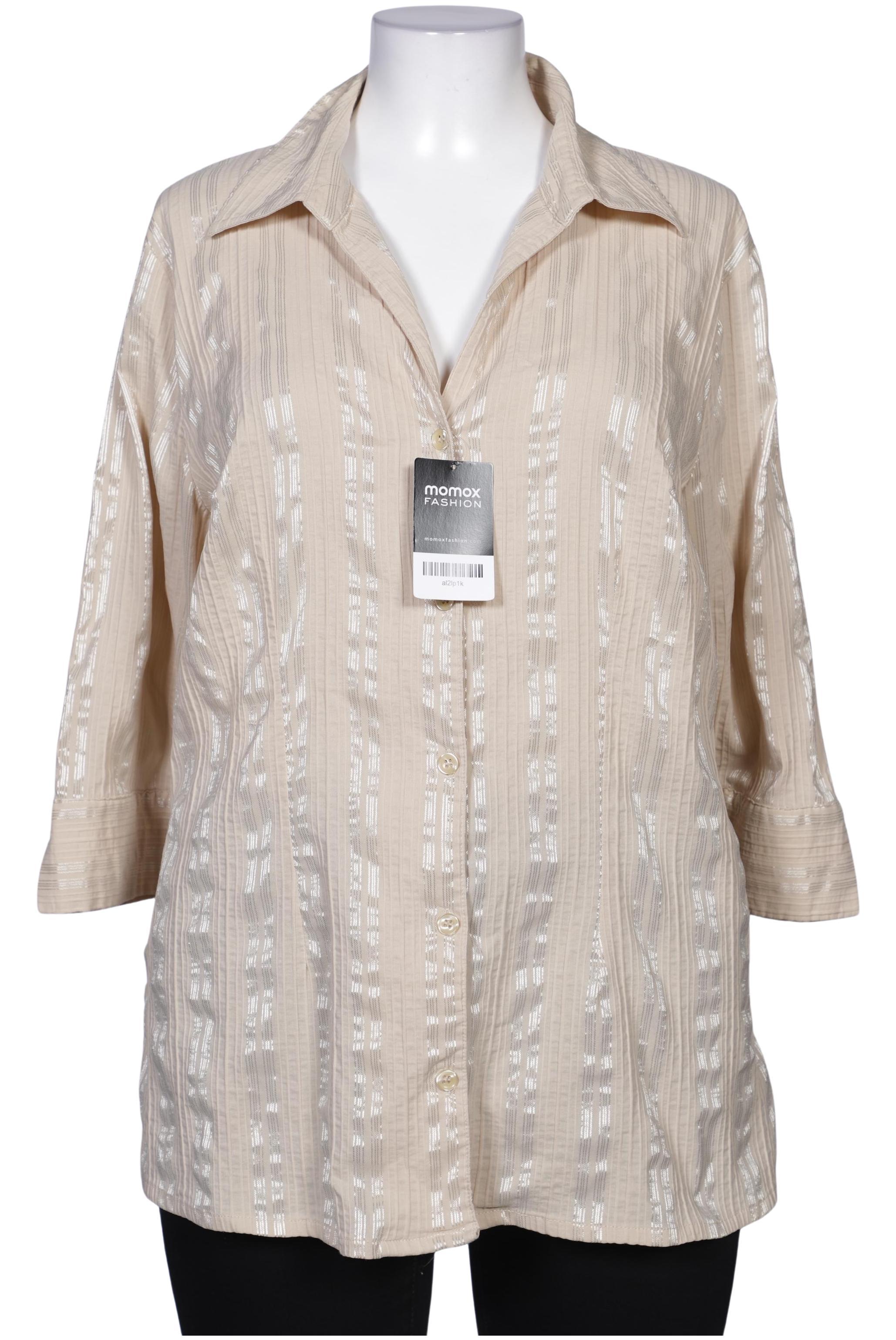 

Ulla Popken Damen Bluse, beige, Gr. 46