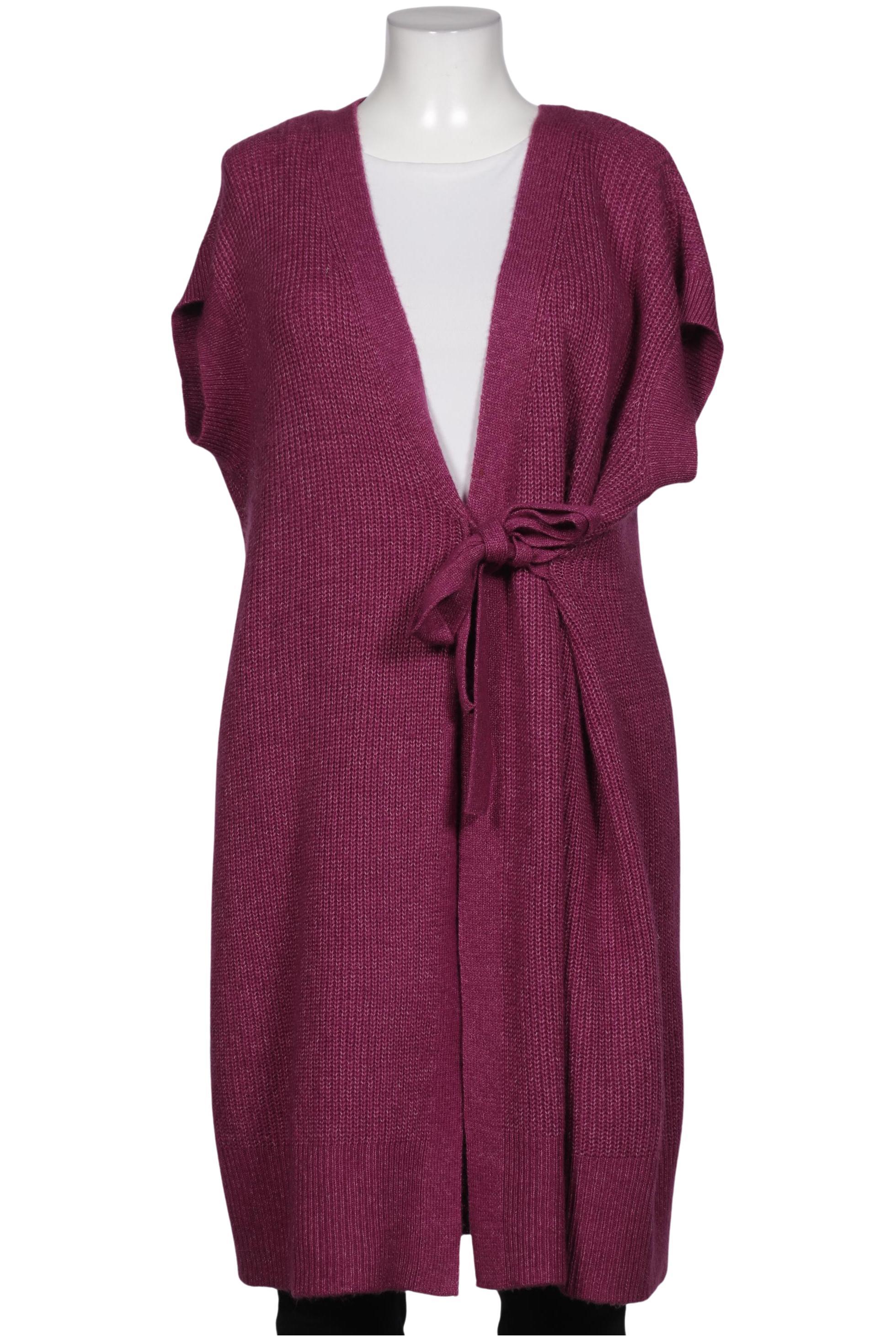 

Ulla Popken Damen Strickjacke, flieder, Gr. 46