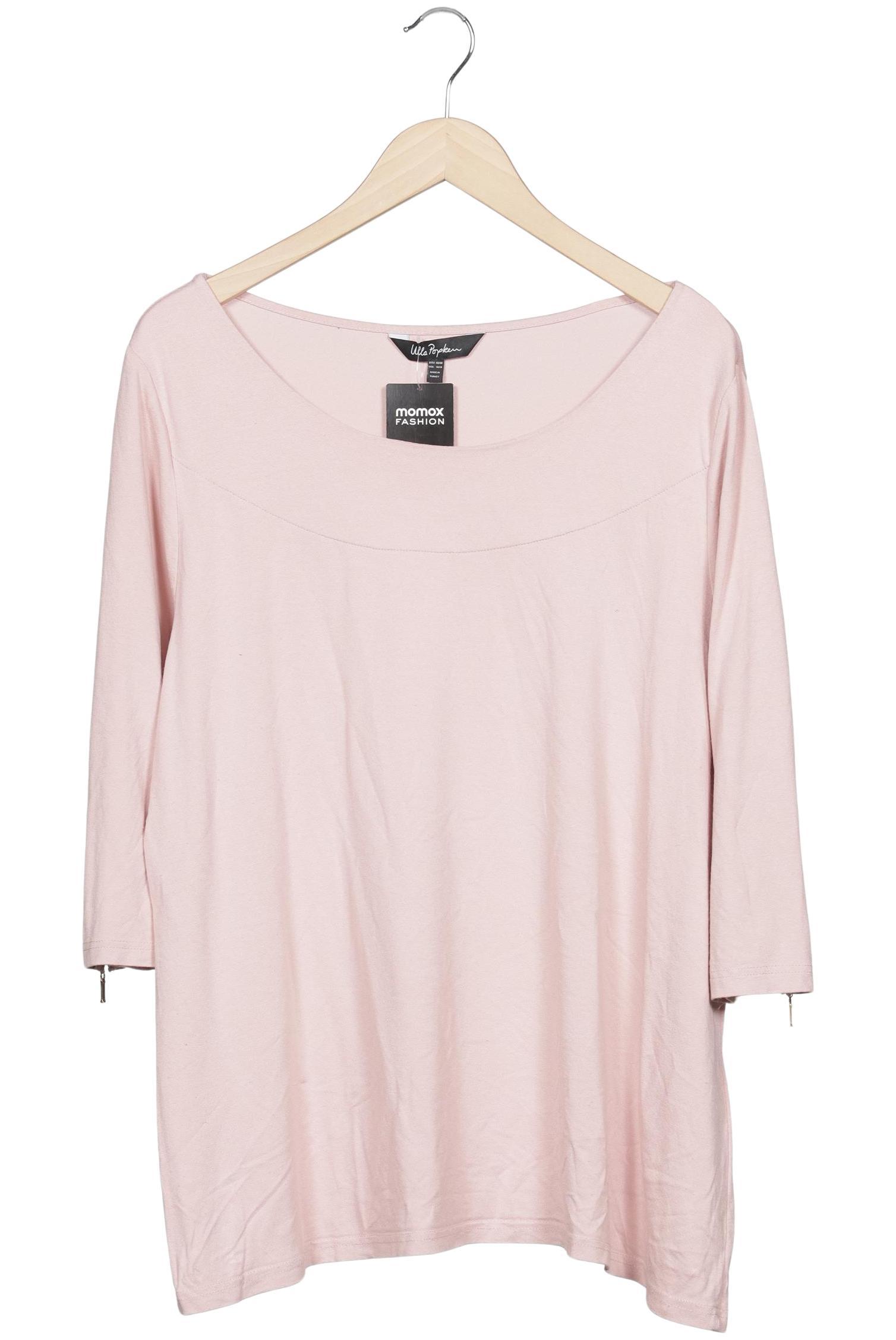 

Ulla Popken Damen Langarmshirt, pink, Gr. 46