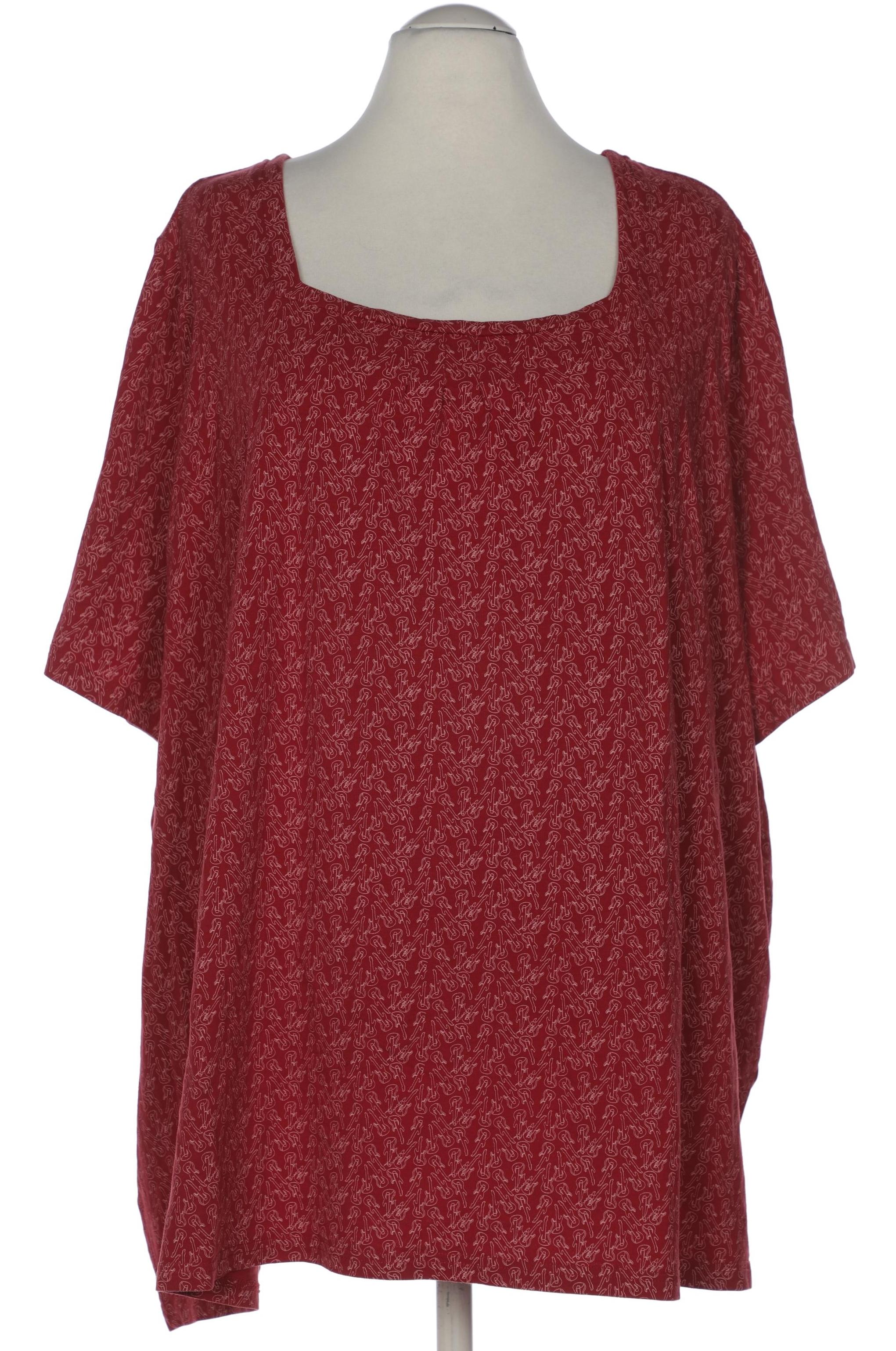 

Ulla Popken Damen T-Shirt, rot, Gr. 58