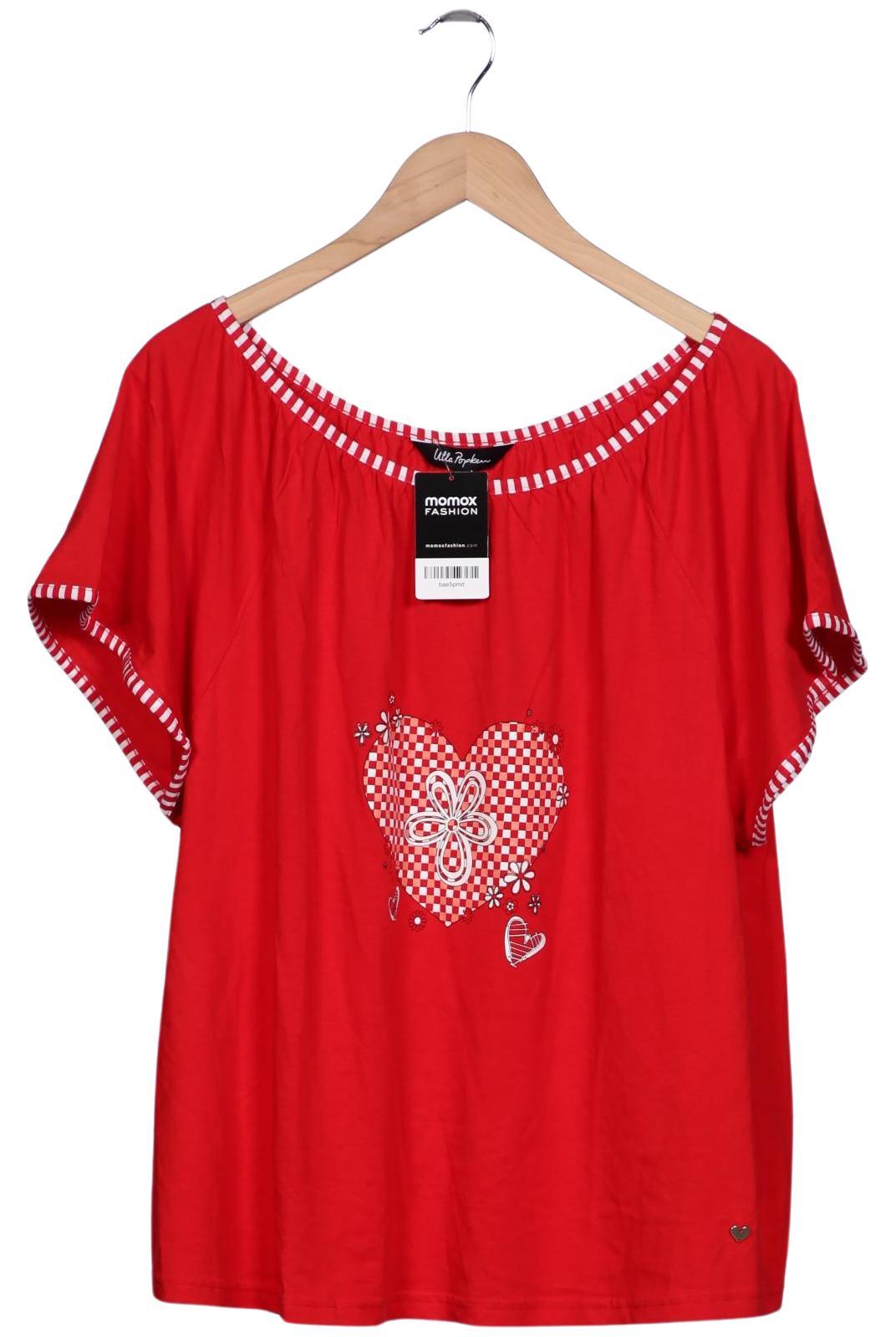 

Ulla Popken Damen T-Shirt, rot, Gr. 46