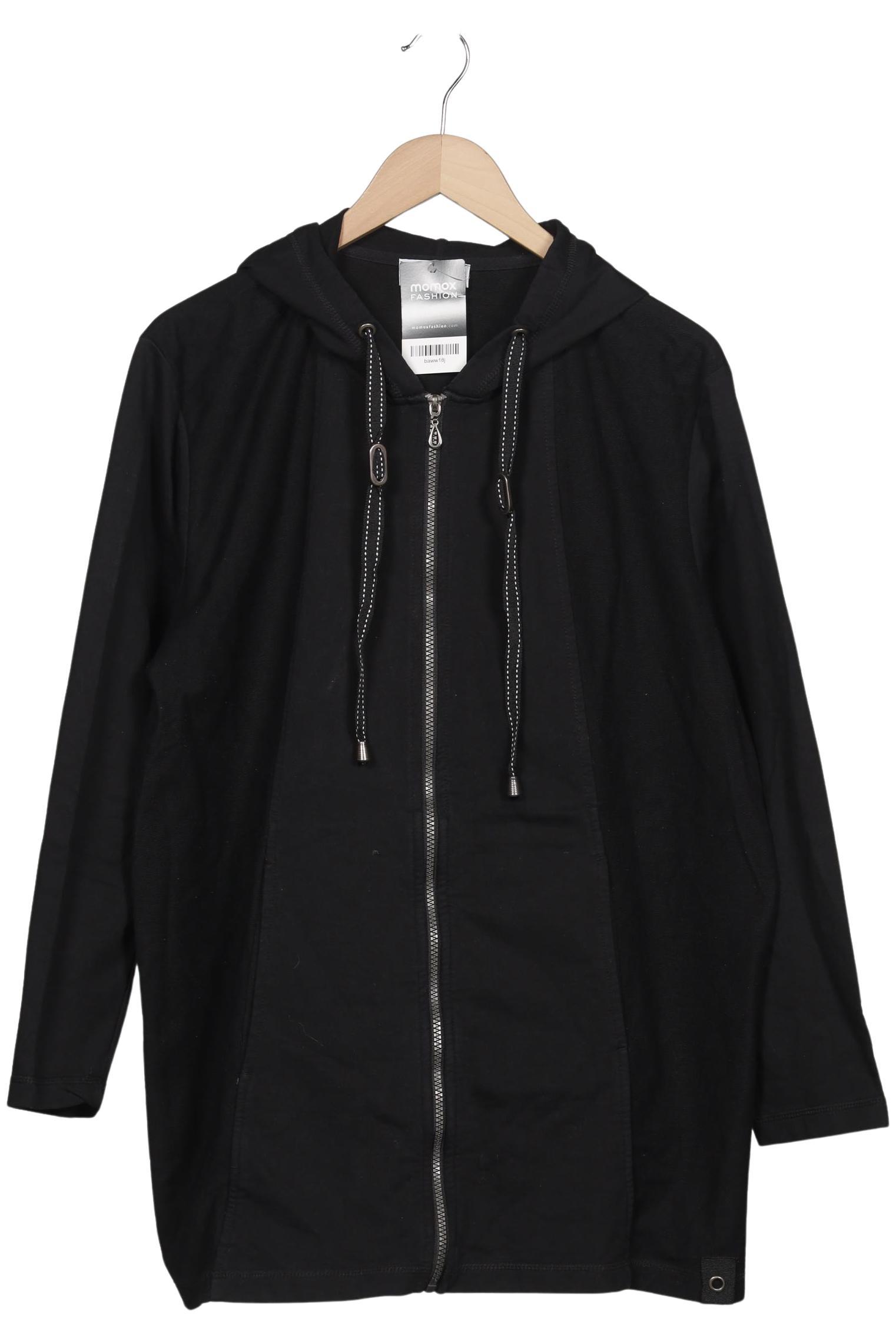 

Ulla Popken Damen Kapuzenpullover, schwarz, Gr. 46