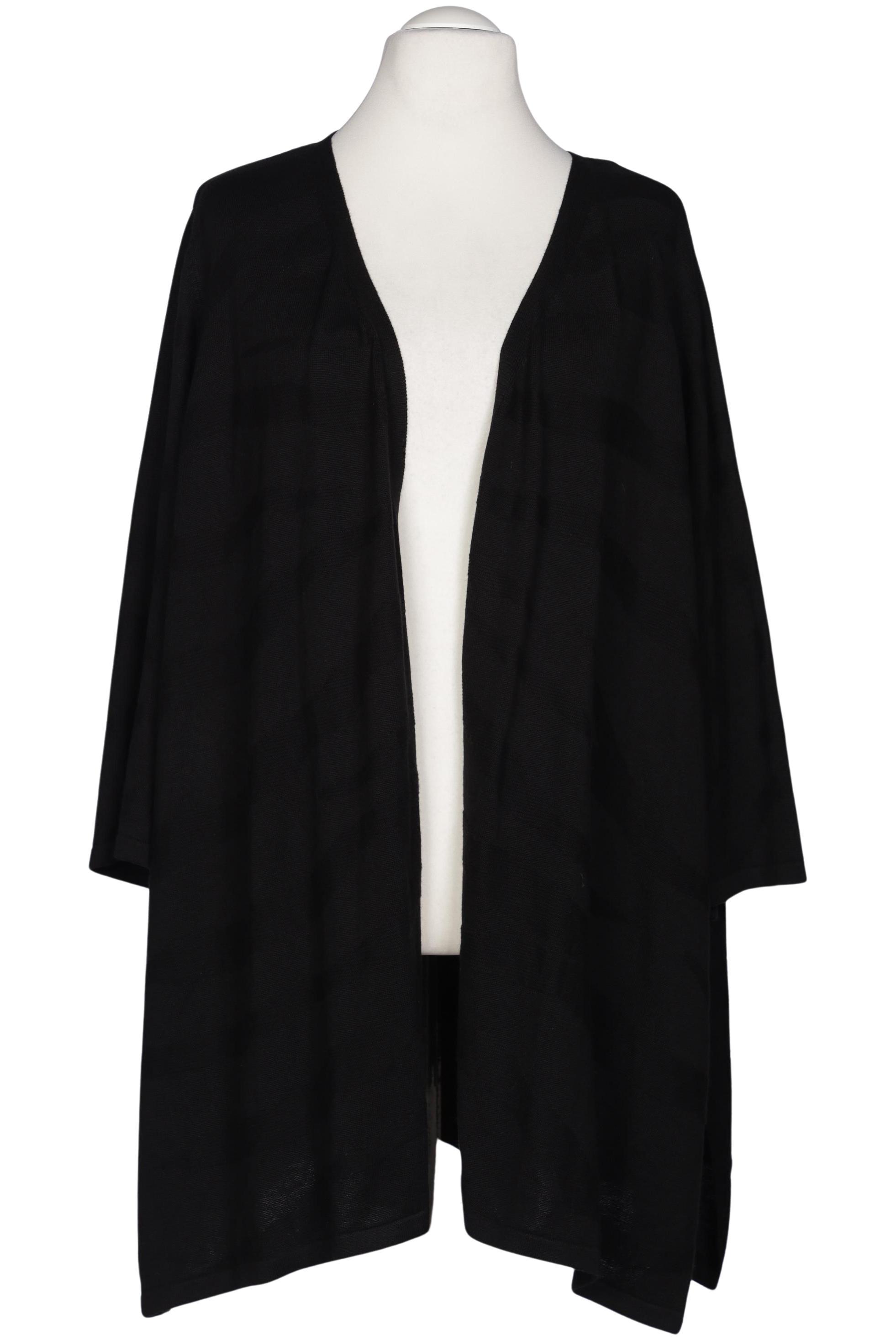 

Ulla Popken Damen Strickjacke, schwarz, Gr. 58