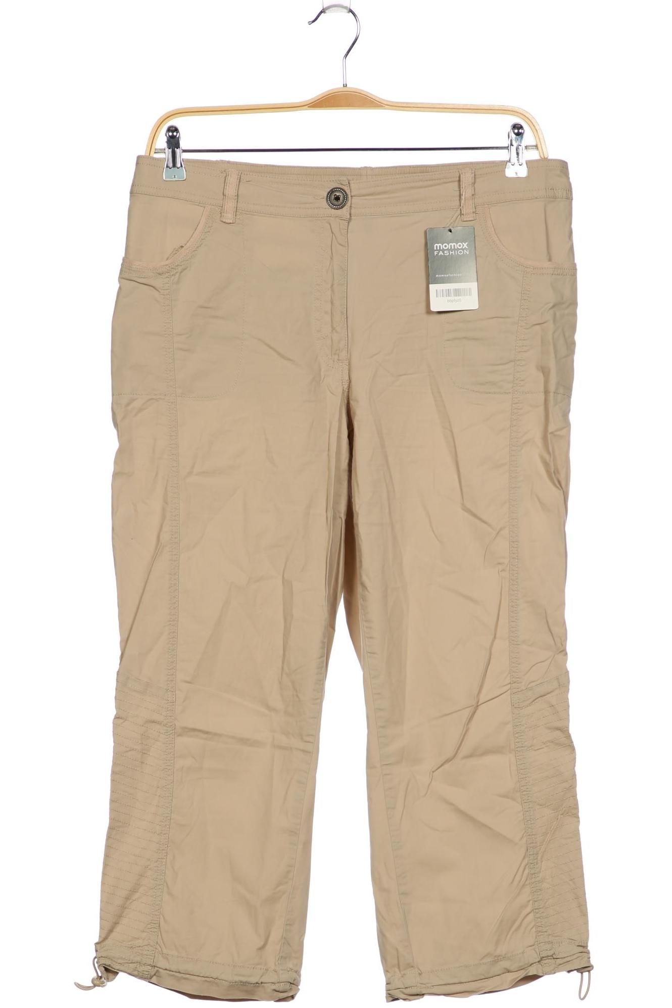 

Ulla Popken Damen Stoffhose, beige, Gr. 44