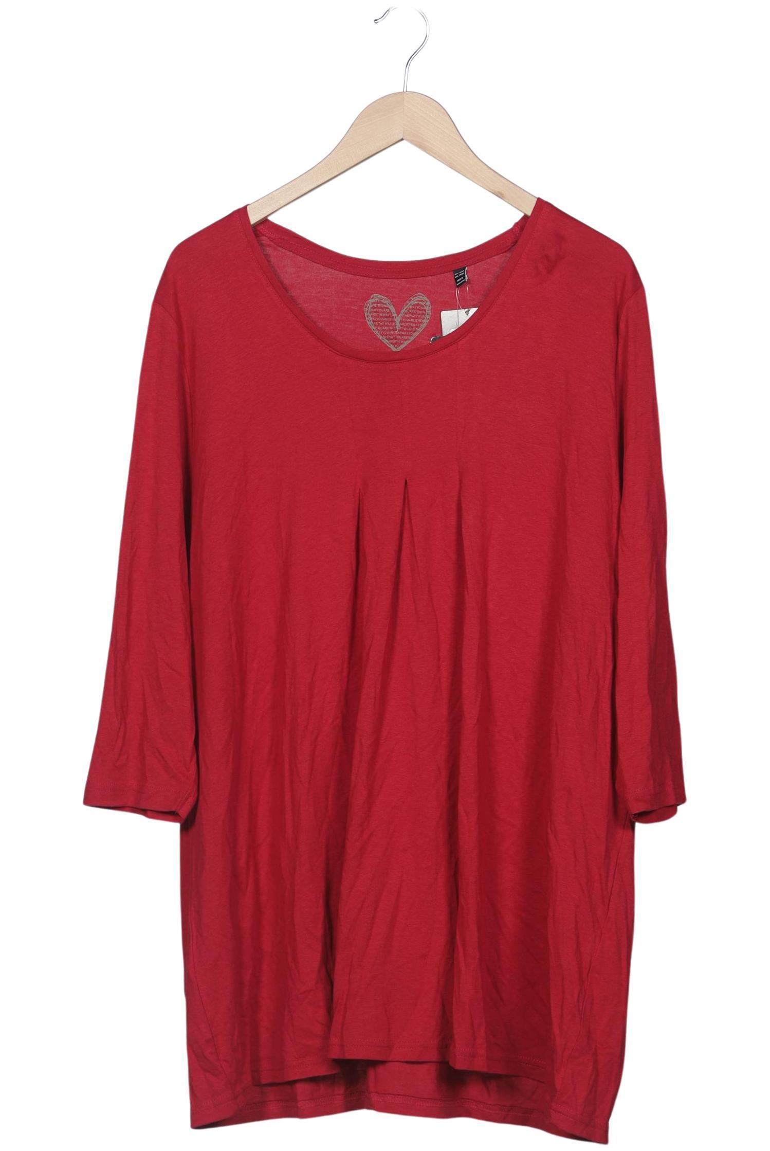 

Ulla Popken Damen Langarmshirt, rot, Gr. 50