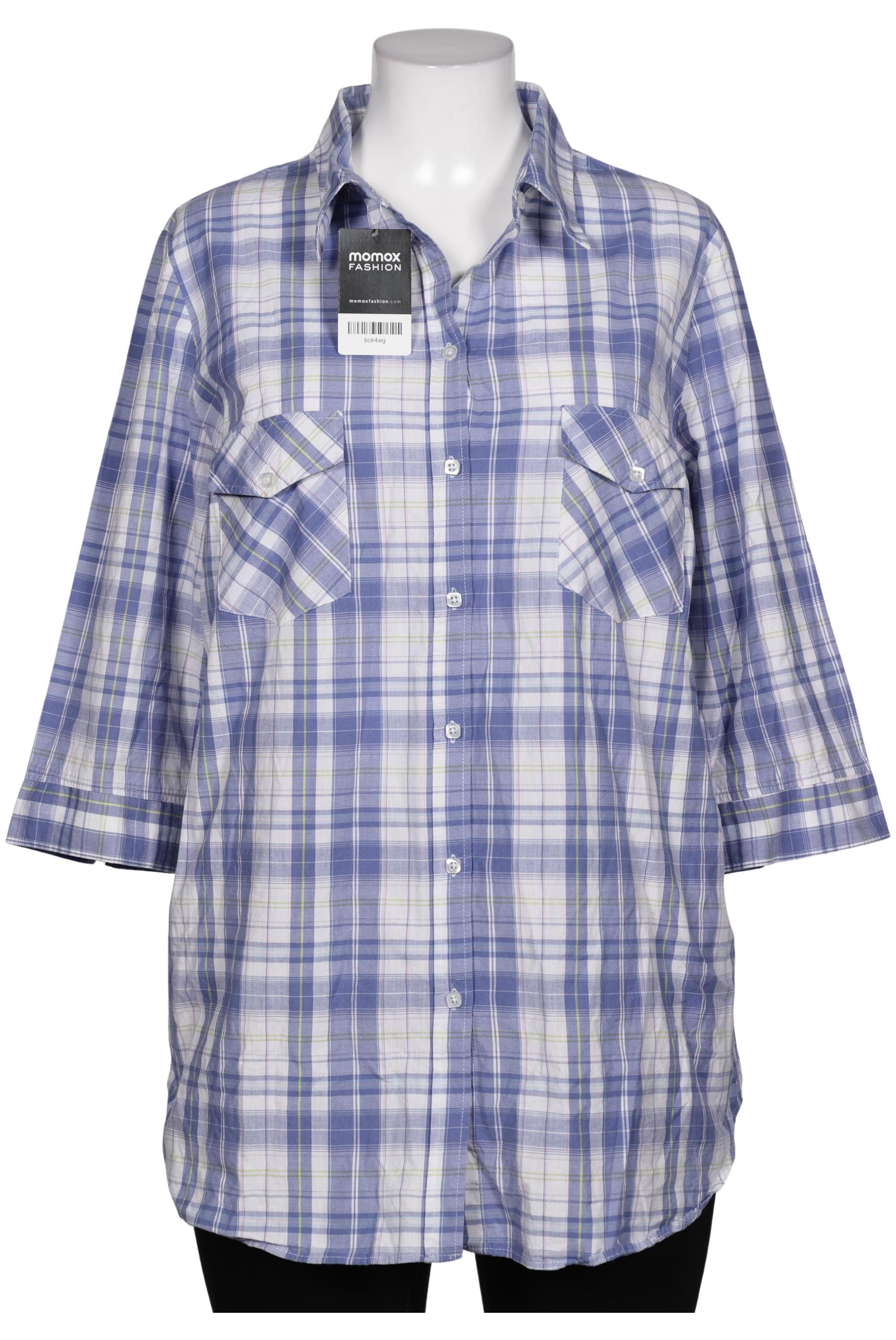 

Ulla Popken Damen Bluse, blau, Gr. 46