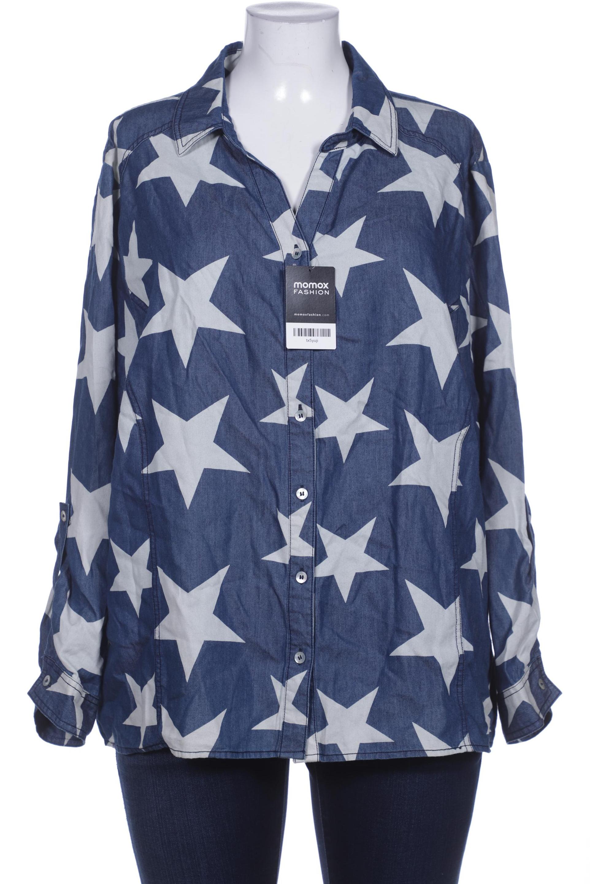 

Ulla Popken Damen Bluse, blau, Gr. 46