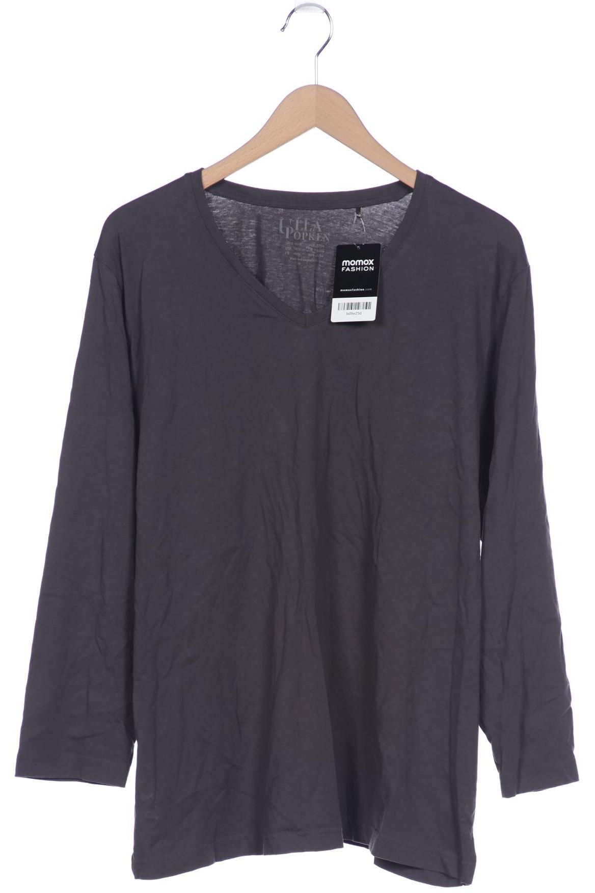 

Ulla Popken Damen Langarmshirt, grau, Gr. 46