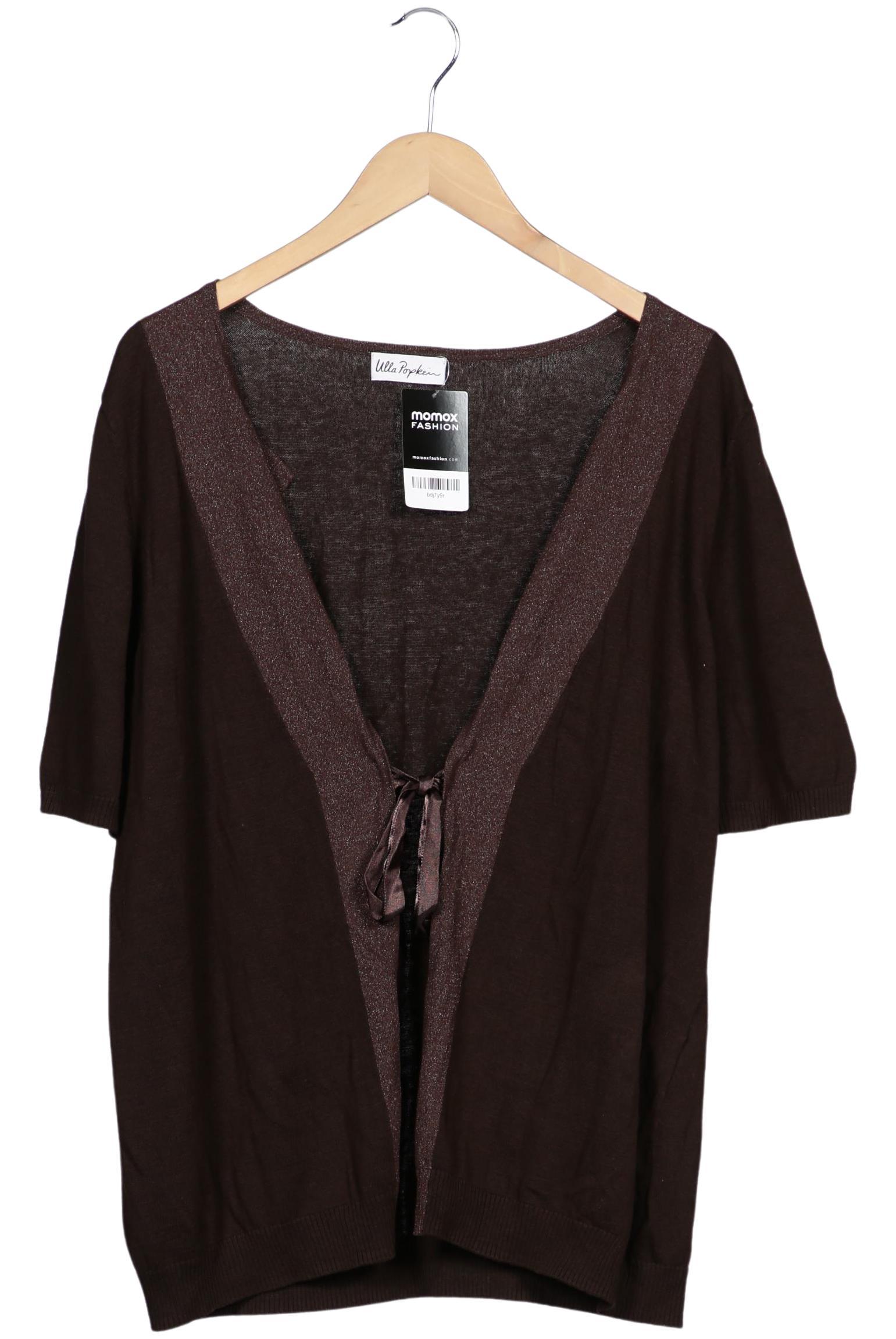

Ulla Popken Damen Strickjacke, braun, Gr. 46