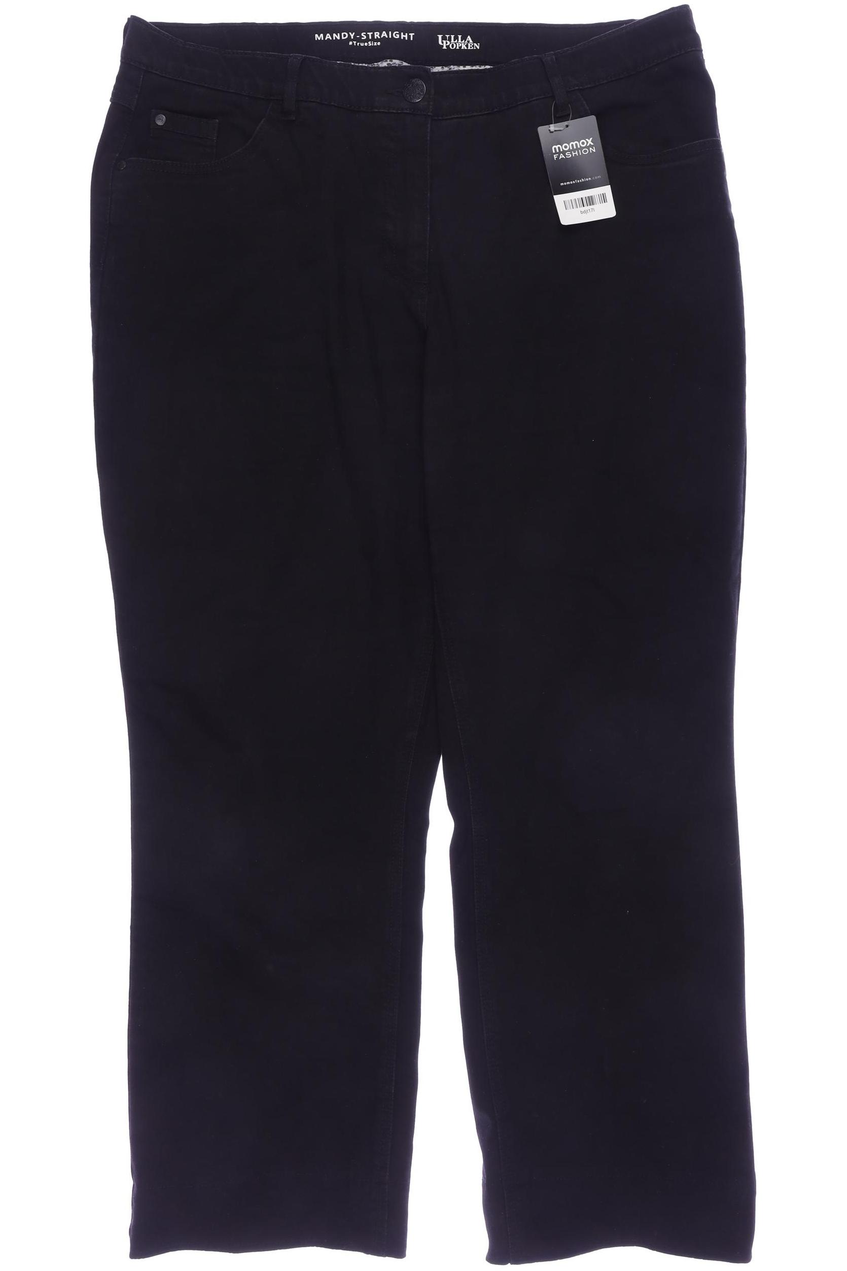 

Ulla Popken Damen Jeans, schwarz, Gr. 48