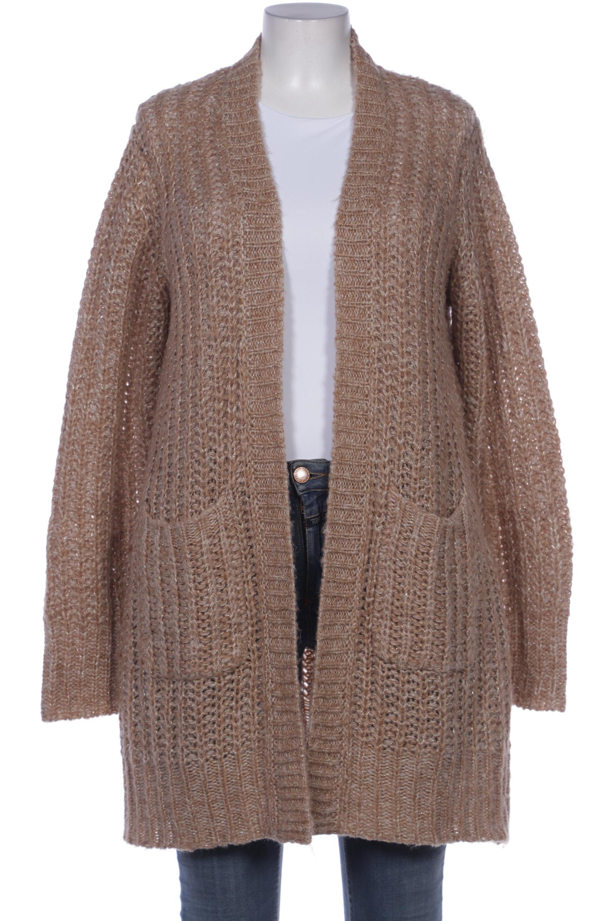 

Ulla Popken Damen Strickjacke, beige, Gr. 46