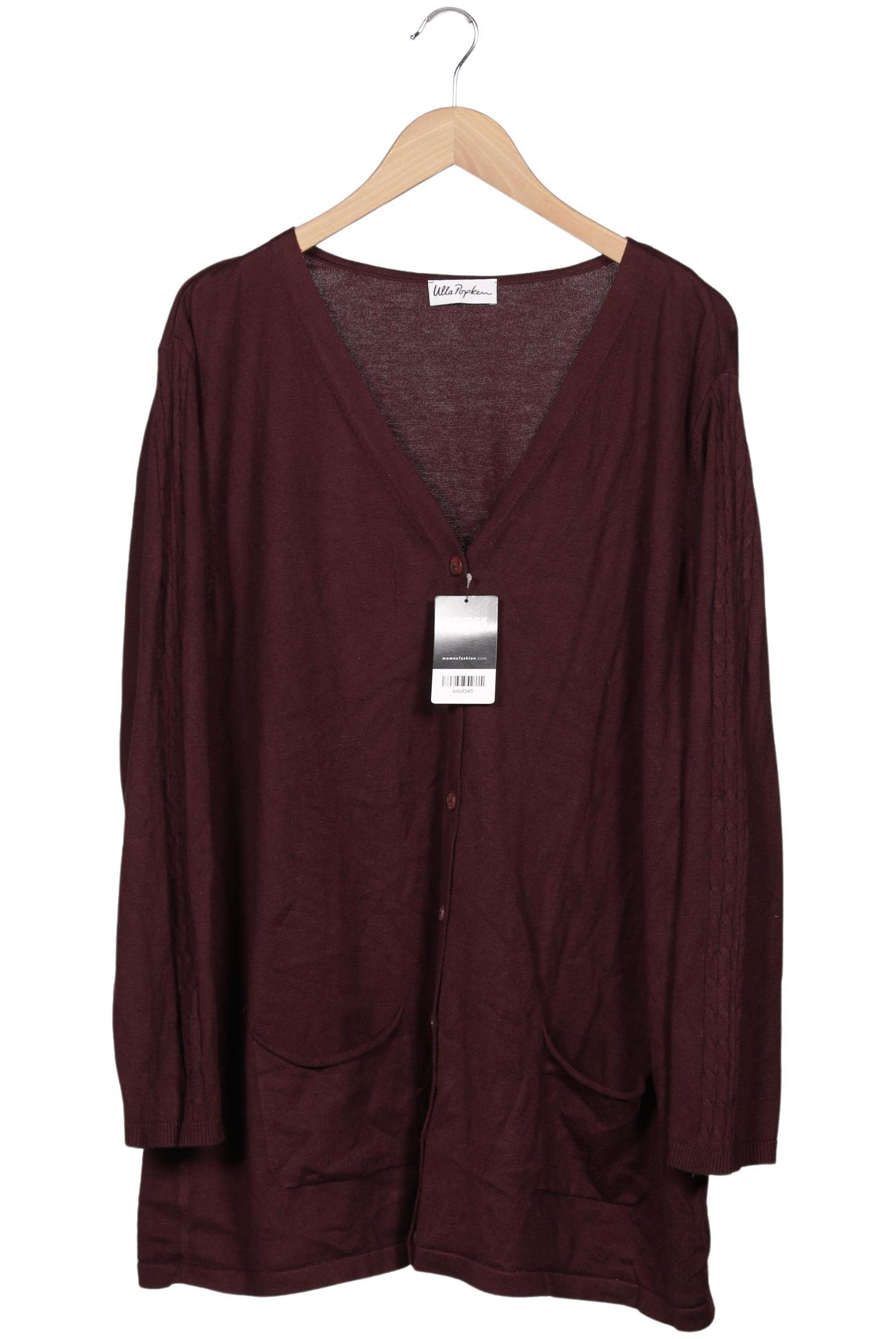

Ulla Popken Damen Strickjacke, bordeaux, Gr. 50