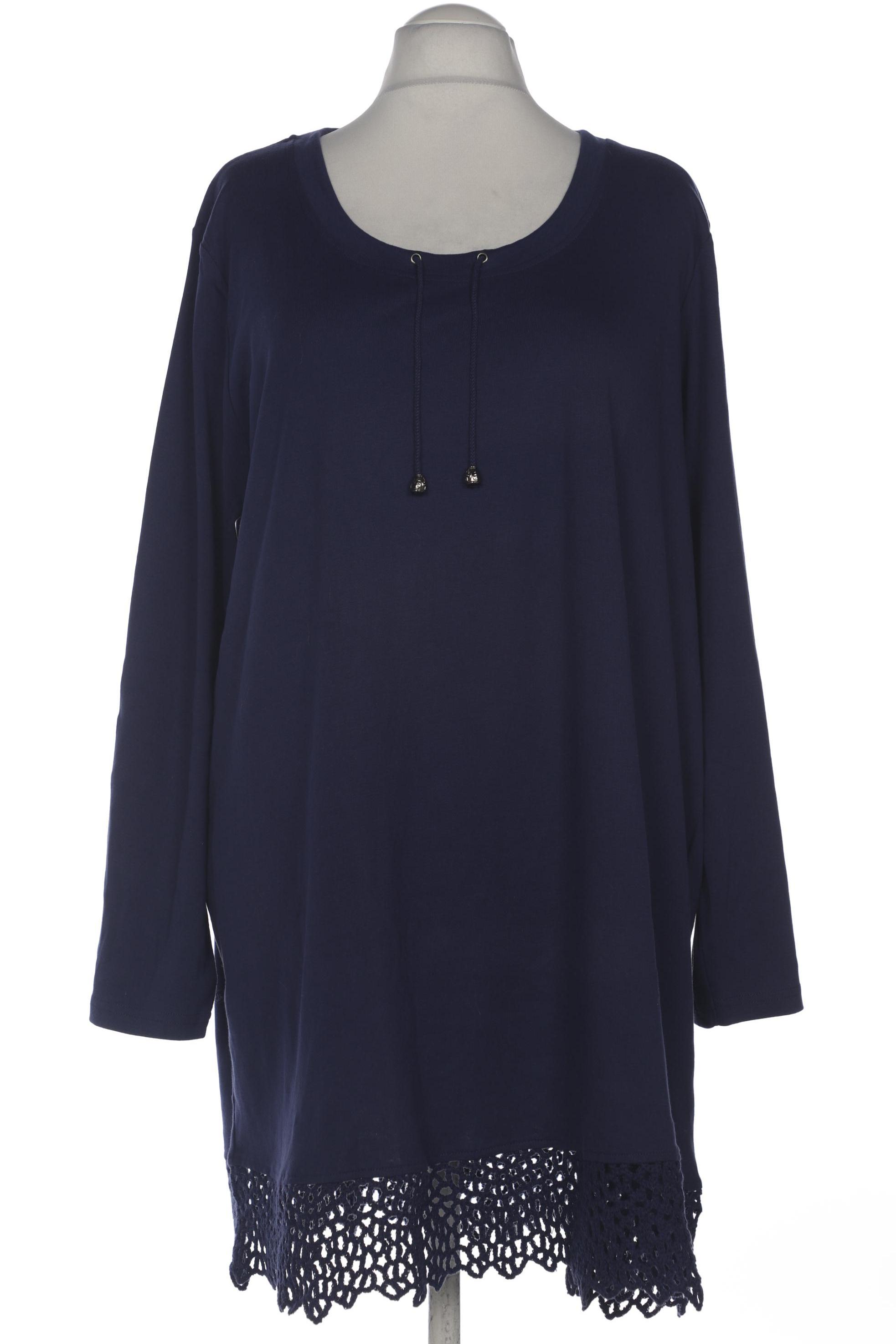 

Ulla Popken Damen Langarmshirt, marineblau, Gr. 54