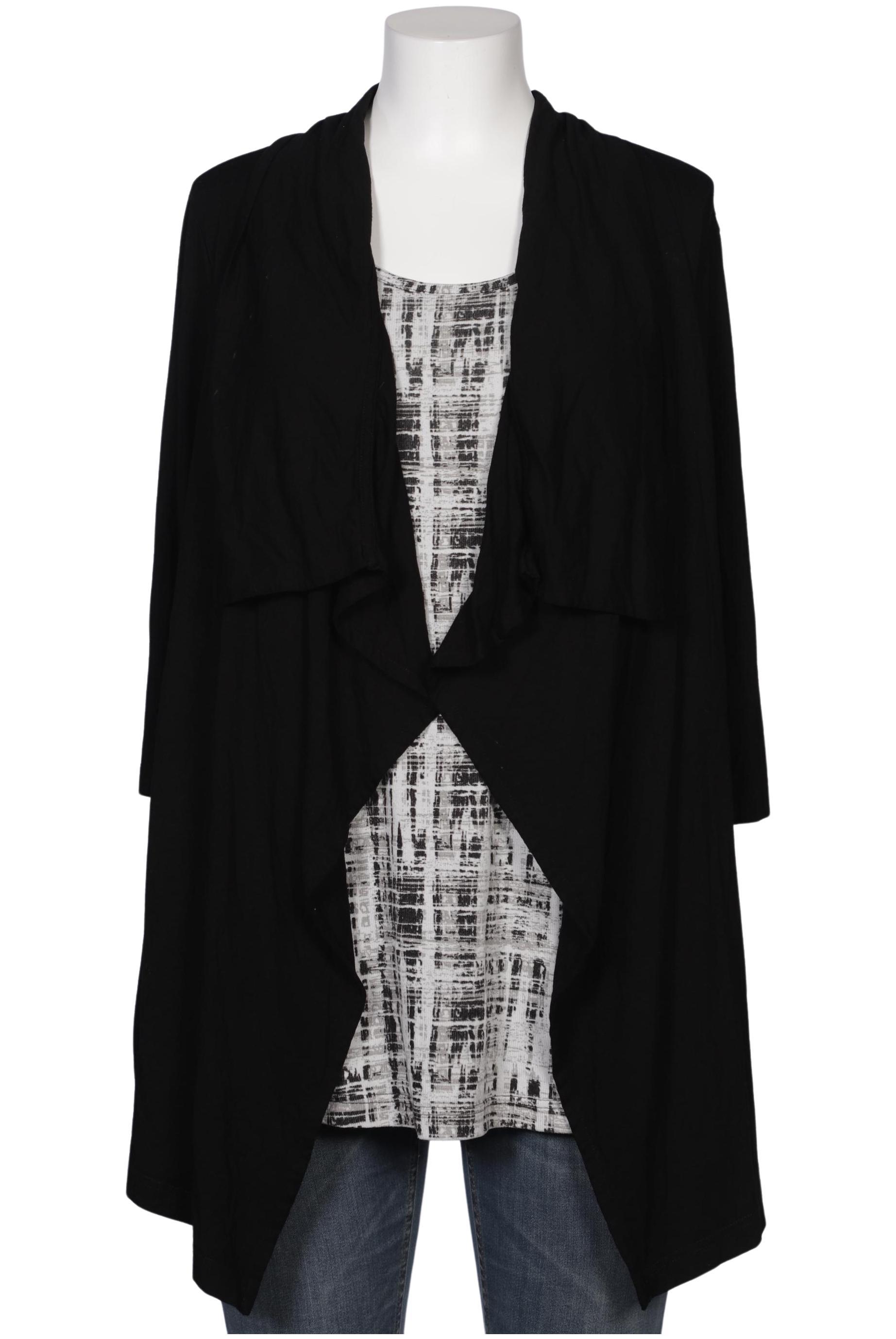 

Ulla Popken Damen Strickjacke, schwarz, Gr. 46