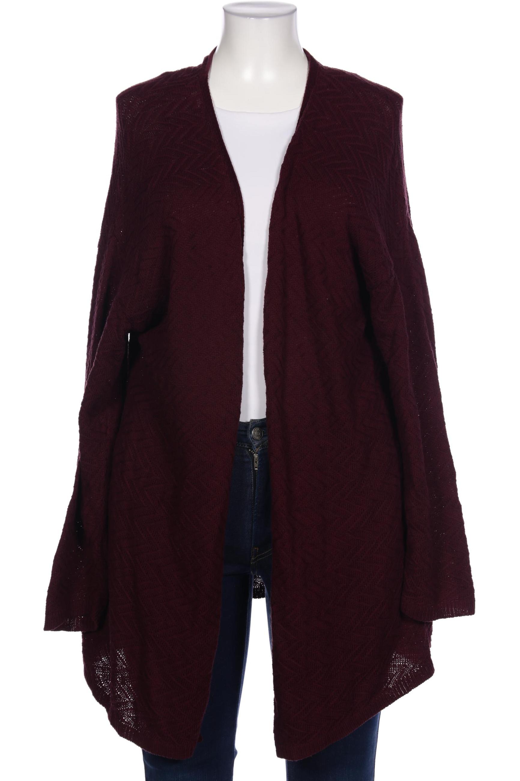 

Ulla Popken Damen Strickjacke, bordeaux