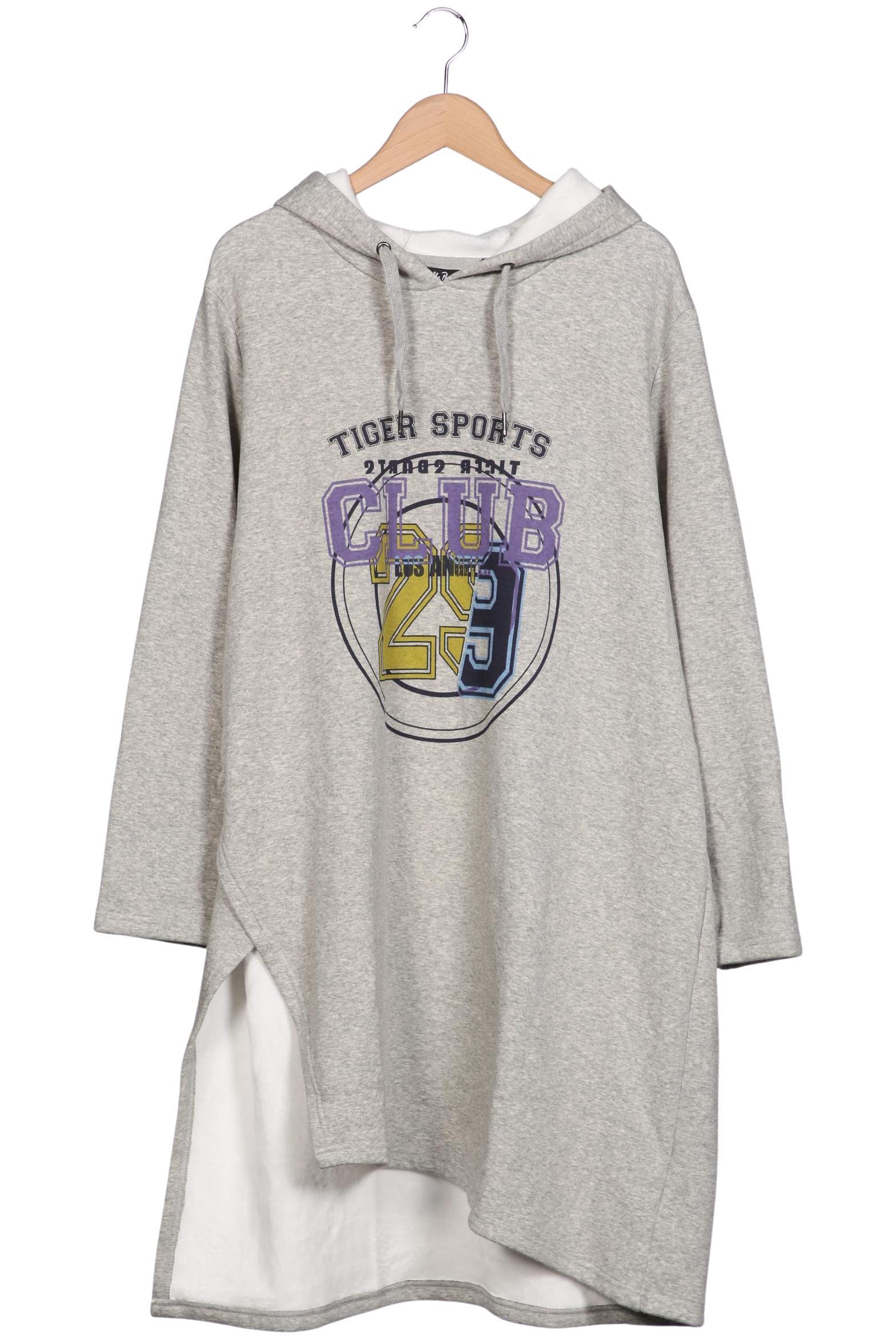 

Ulla Popken Damen Kapuzenpullover, grau, Gr. 46